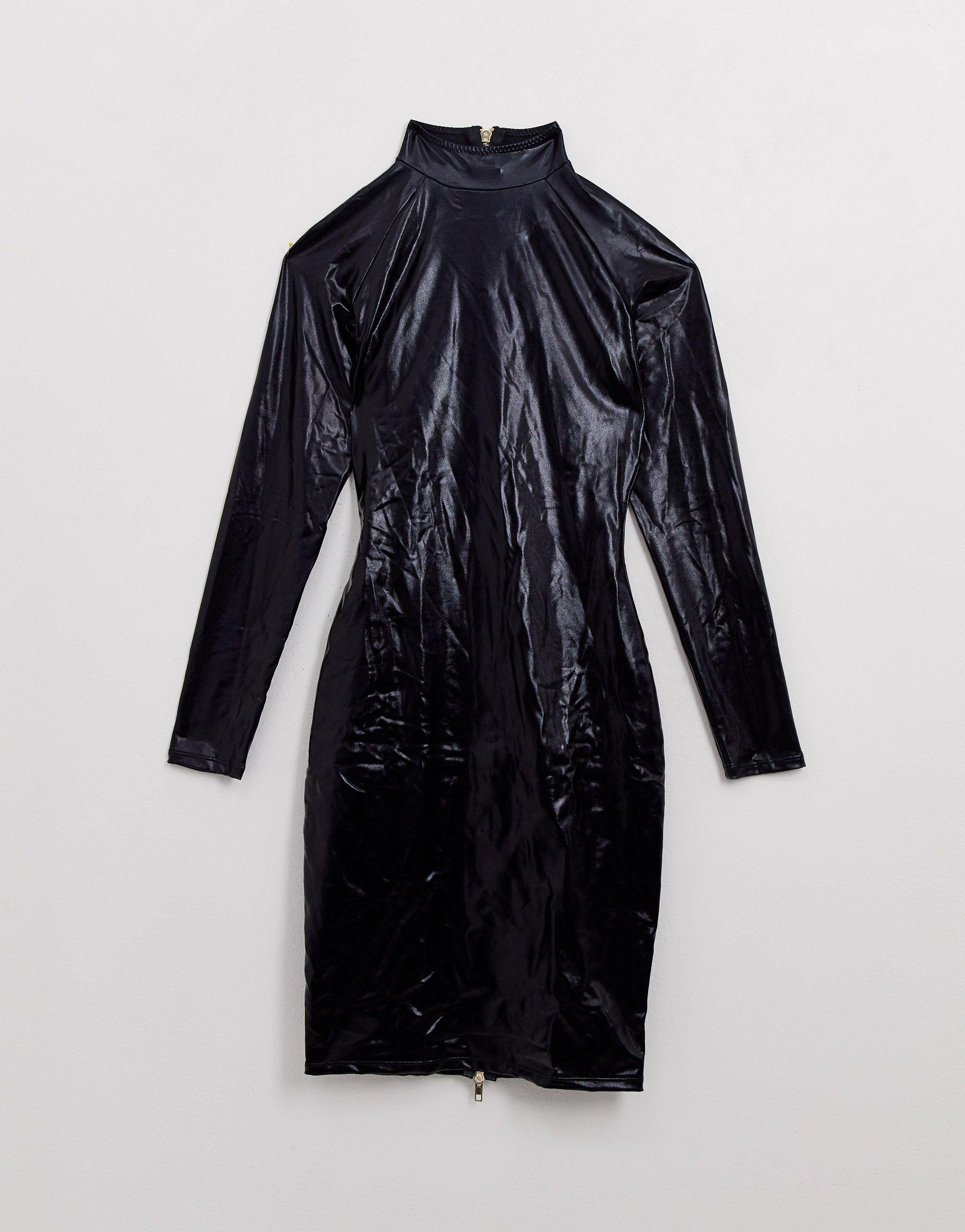 a line dress midi Crew Neck A-Line Midi Dress main image 1