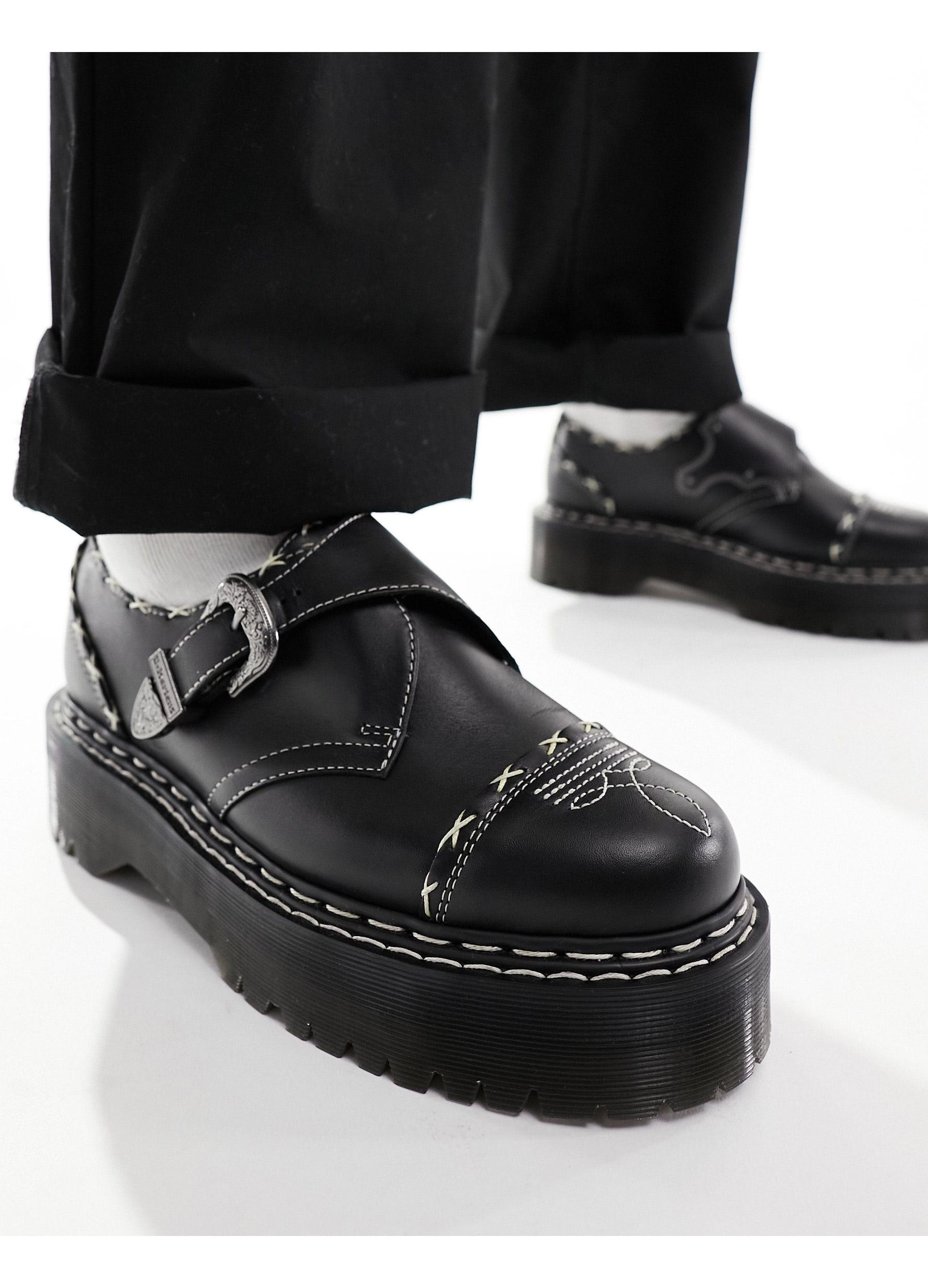 Dr.Martens SIDNEY DBL MONK ブラック 28cm Monk Strap Dr Martens