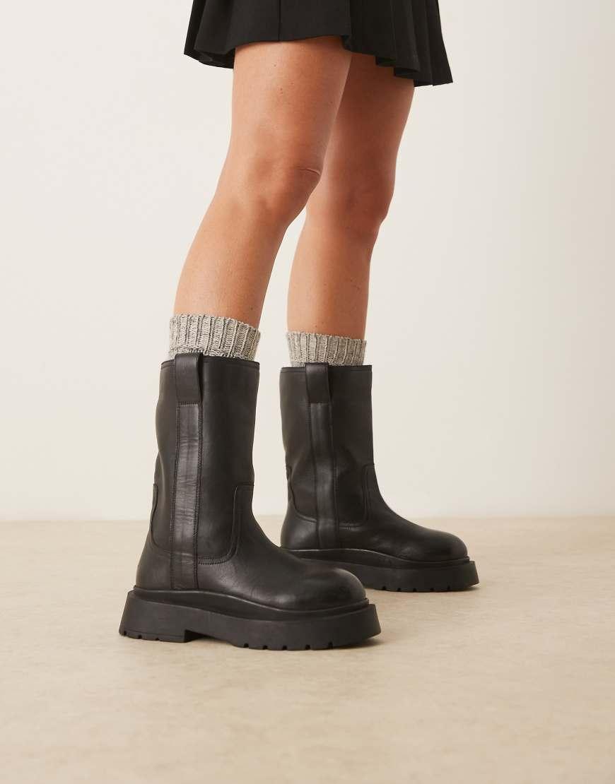 Chunky Chelsea Boots Asos Design Eve Ankle Boots Women's ASOS