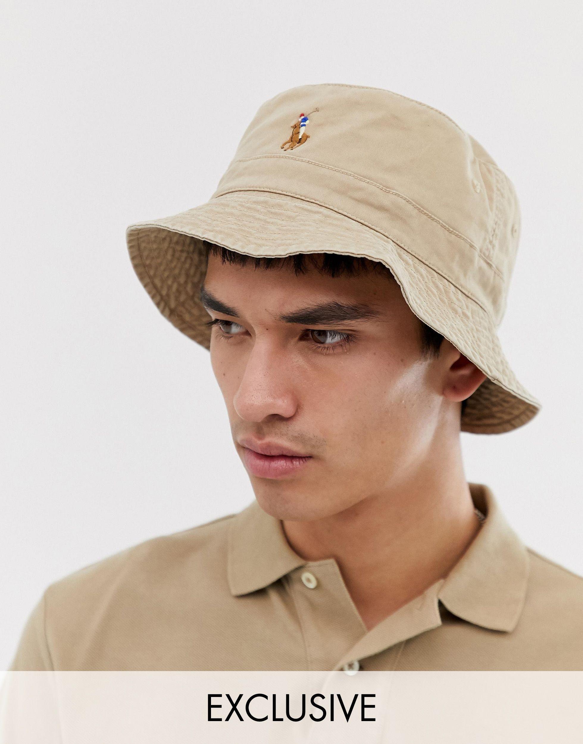 Asos Multi Player Logo Bucket Hat 