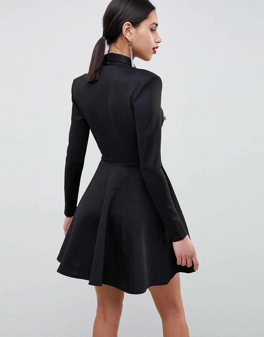 tuxedo skater dress