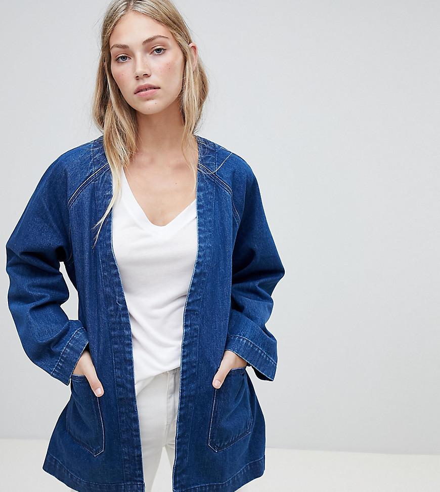 Weekday Denim Kimono Jacket in Blue | Lyst