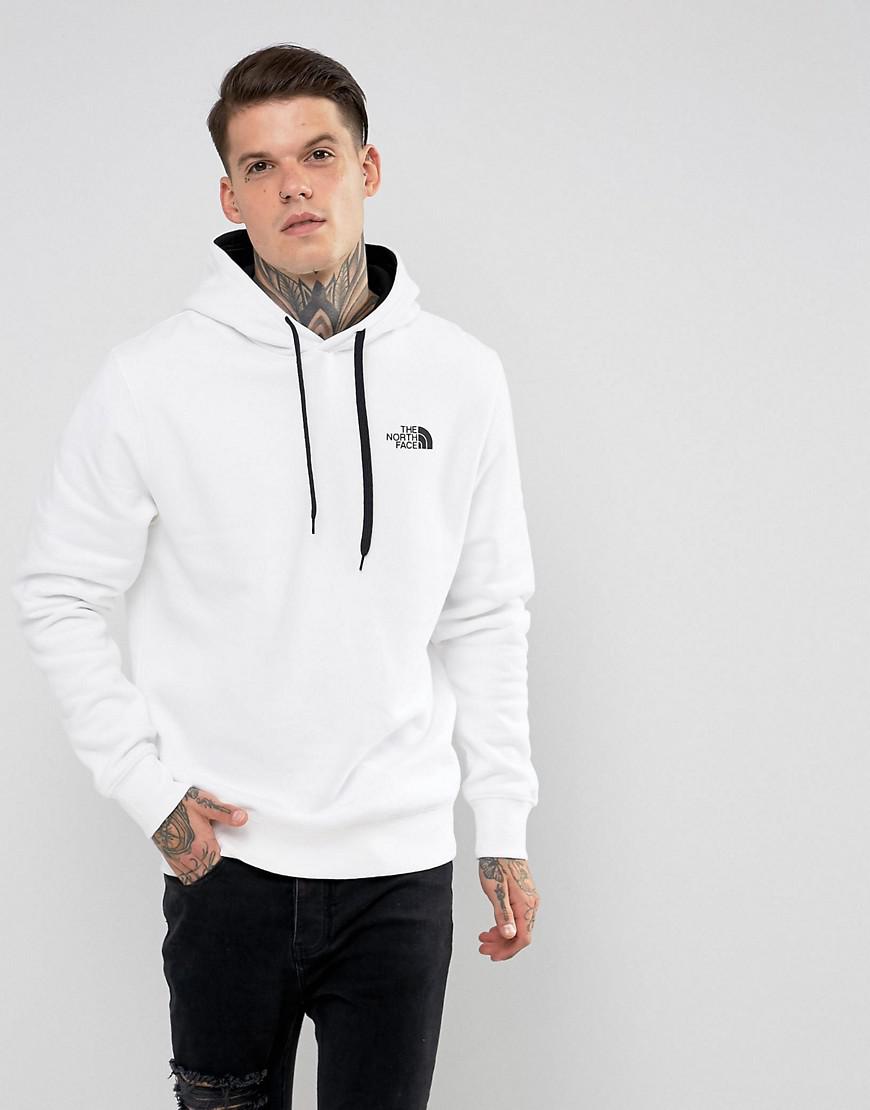 white the north face hoodie