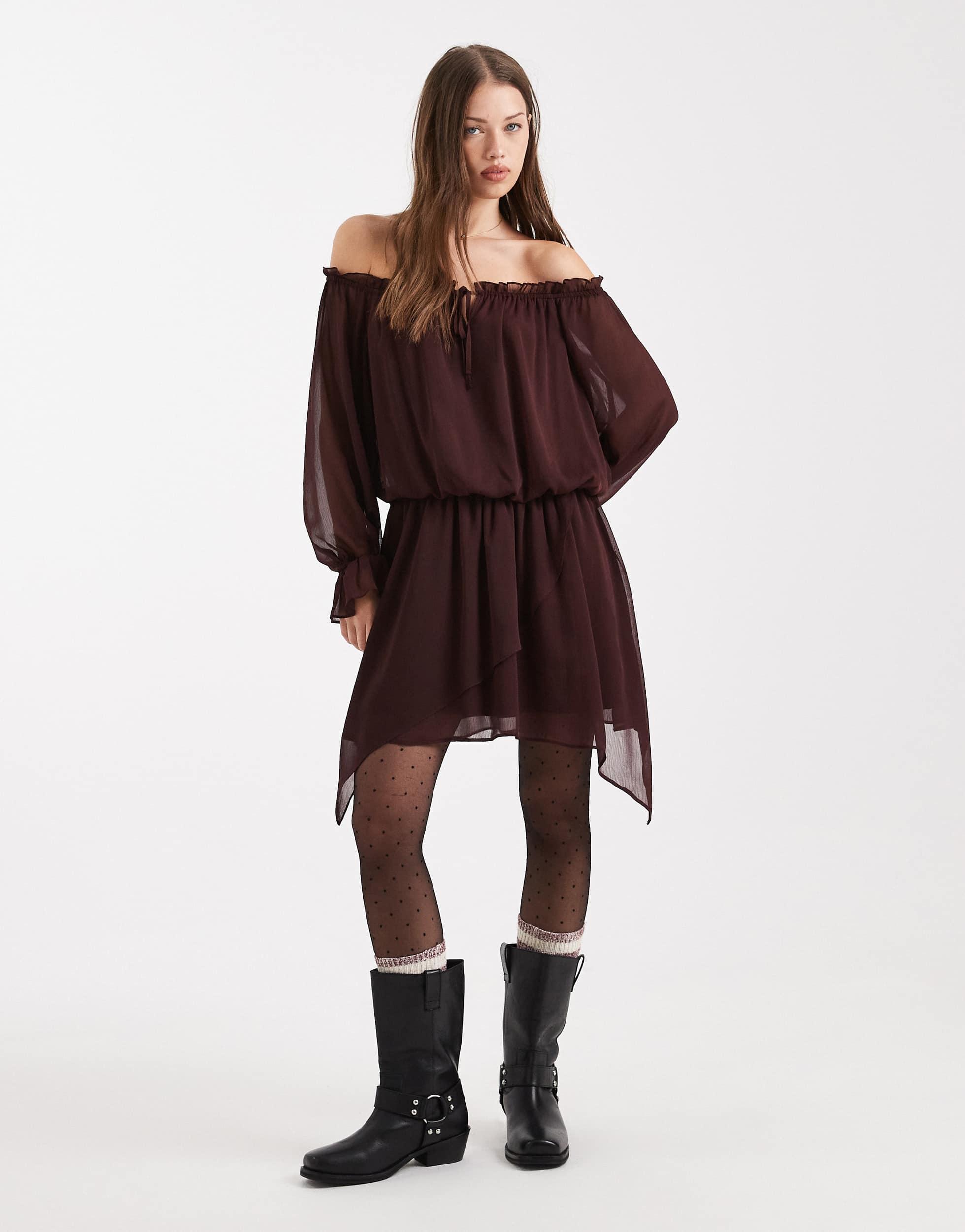 miss selfridge off the shoulder dress Brand new Miss Selfridge off the shoulder dress- size US 8
