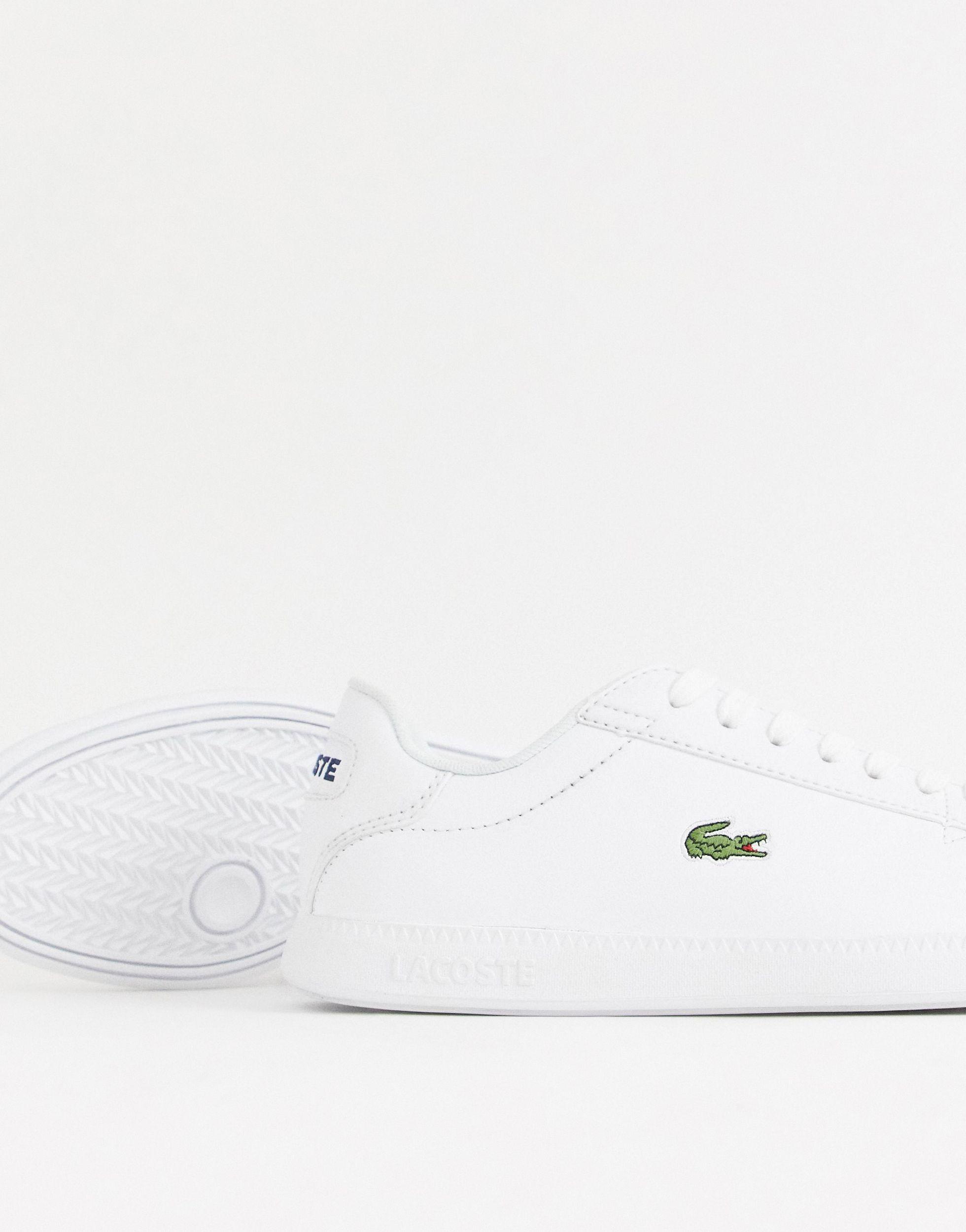 Lacoste Women's White Straightset Bl1 Spw Sneakers