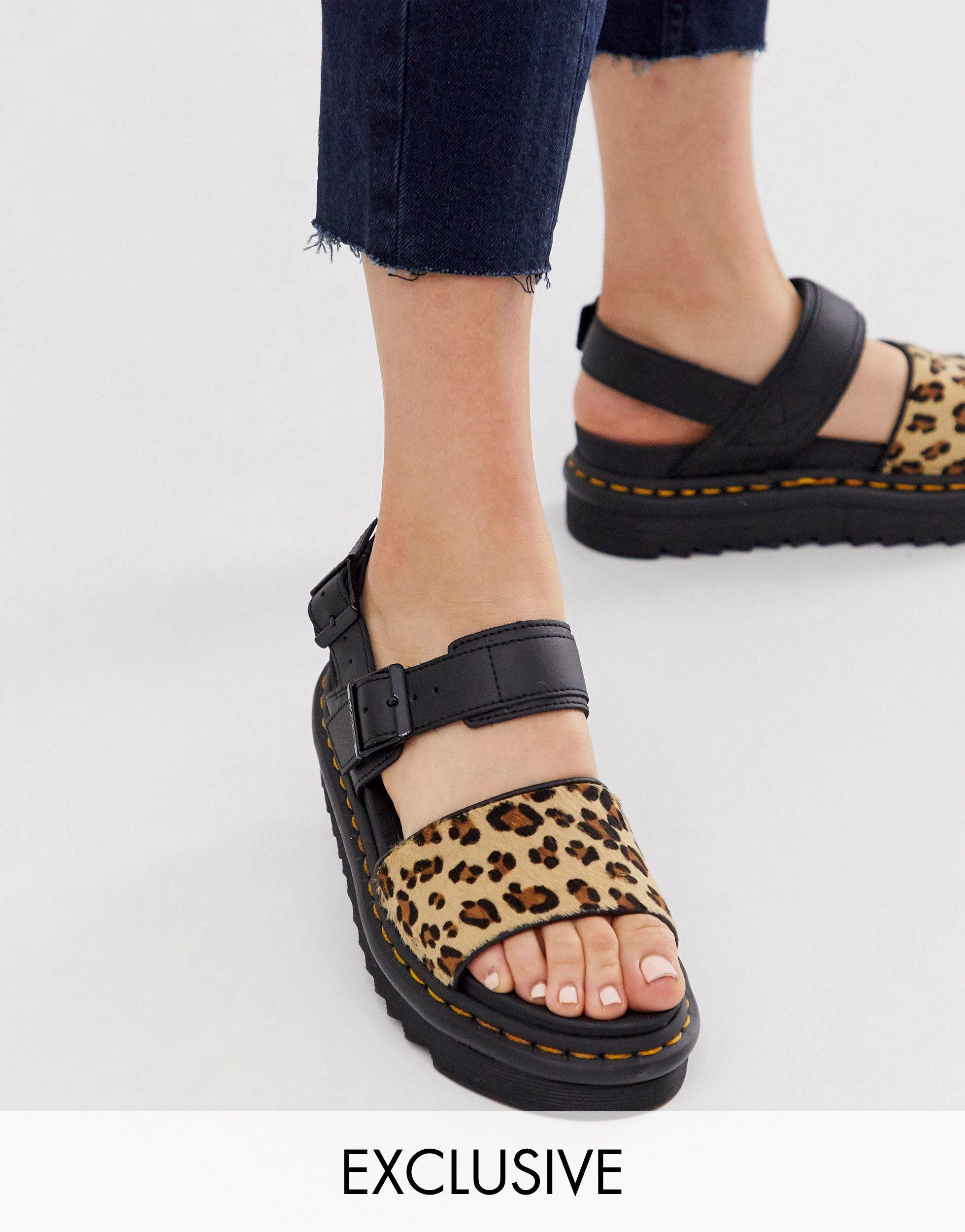 Dr. Martens Leather X Asos Limited Edition Voss Sandals - Lyst
