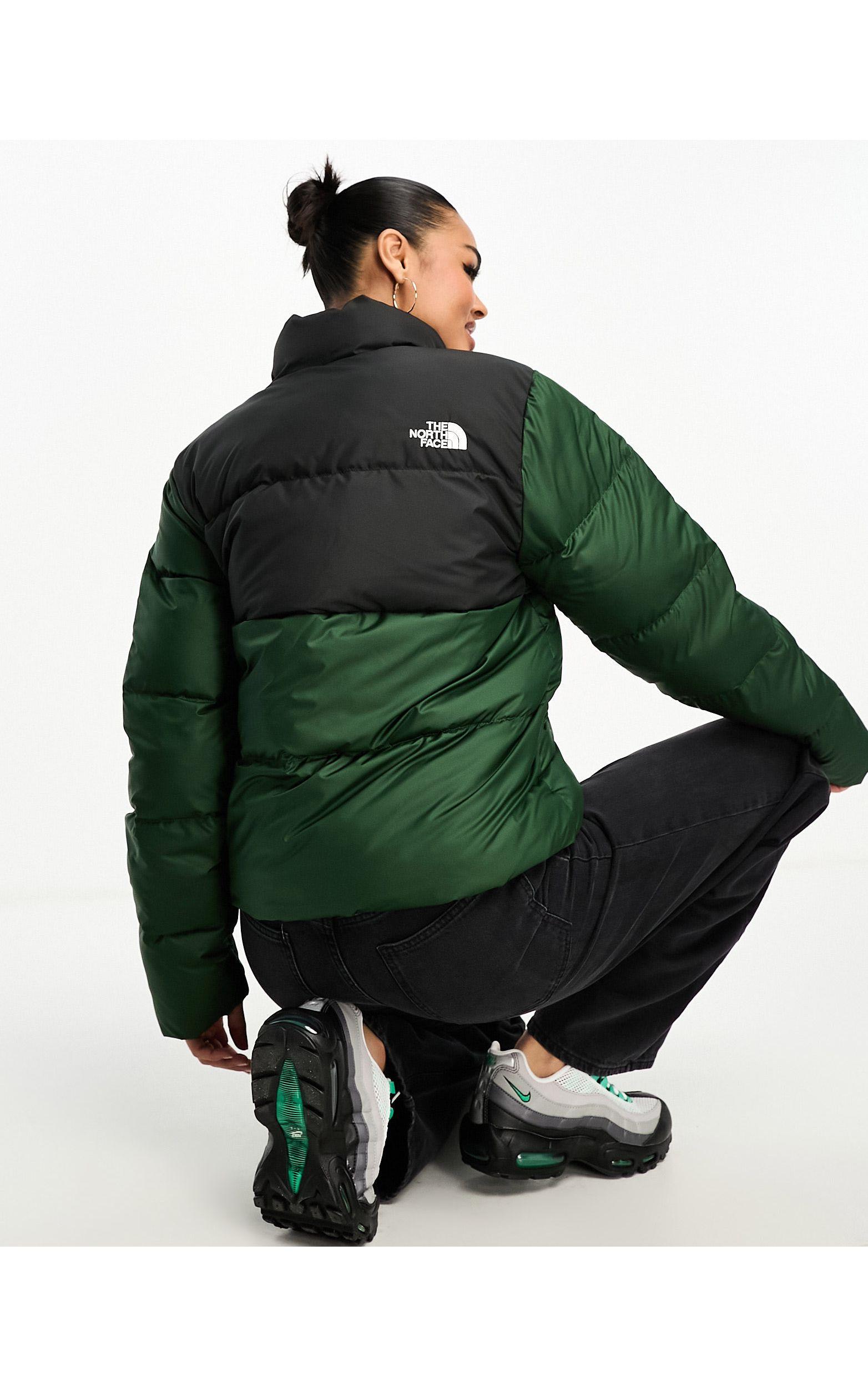 The north face saikuru discount puffer jacket in night green