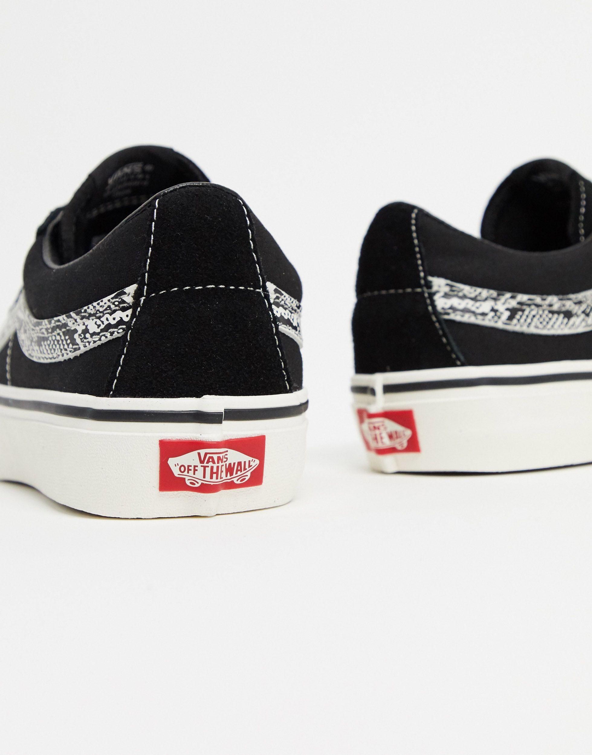 Vans Ua Low Reissue - Old Skool - Sneakers Met Slangenprint in het Zwart -  Lyst