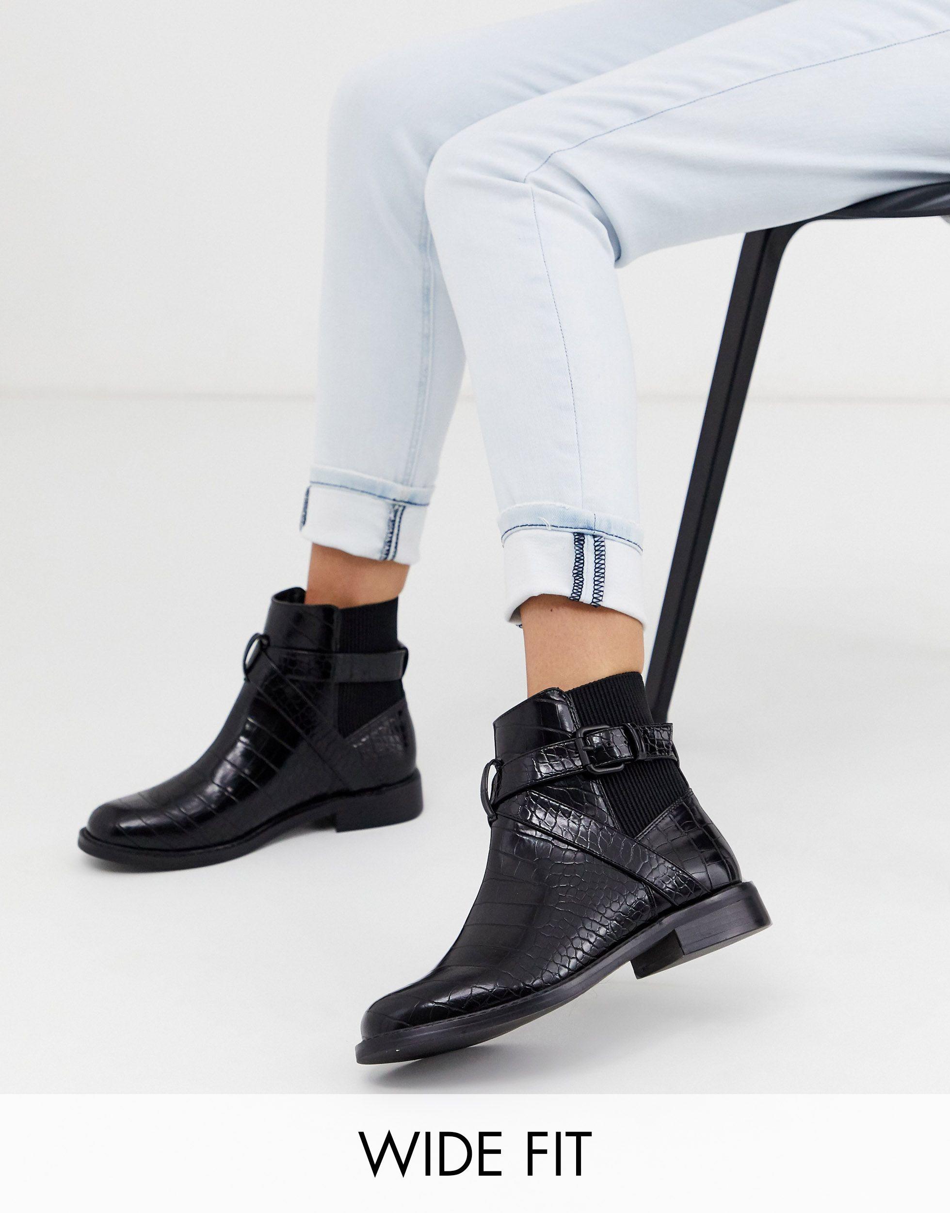 asos croc boots