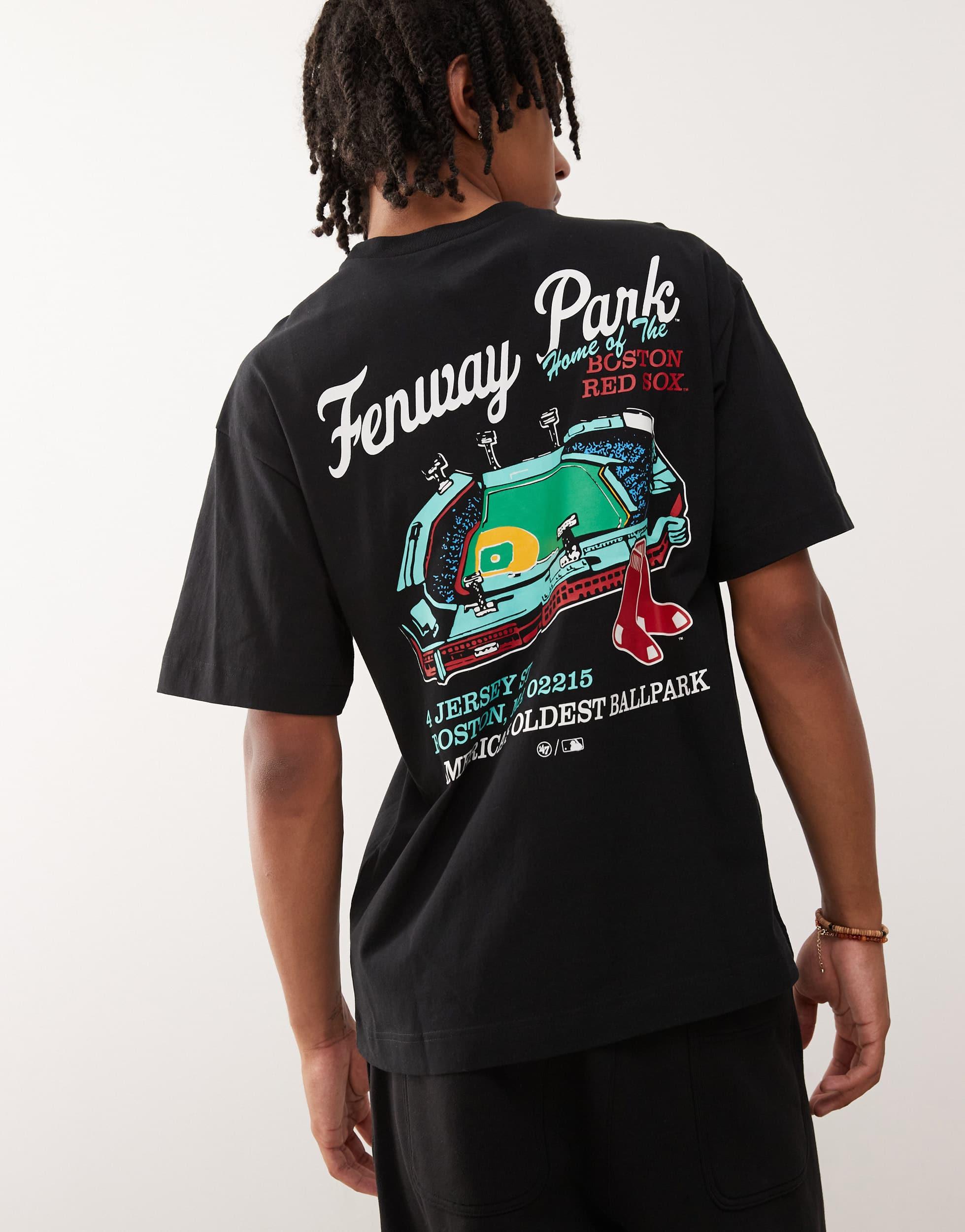 Rares !! Vintage des années 80 Fenway Park BOSTON RED SOX Mlb t-shirt graphique taille moyenne - France
