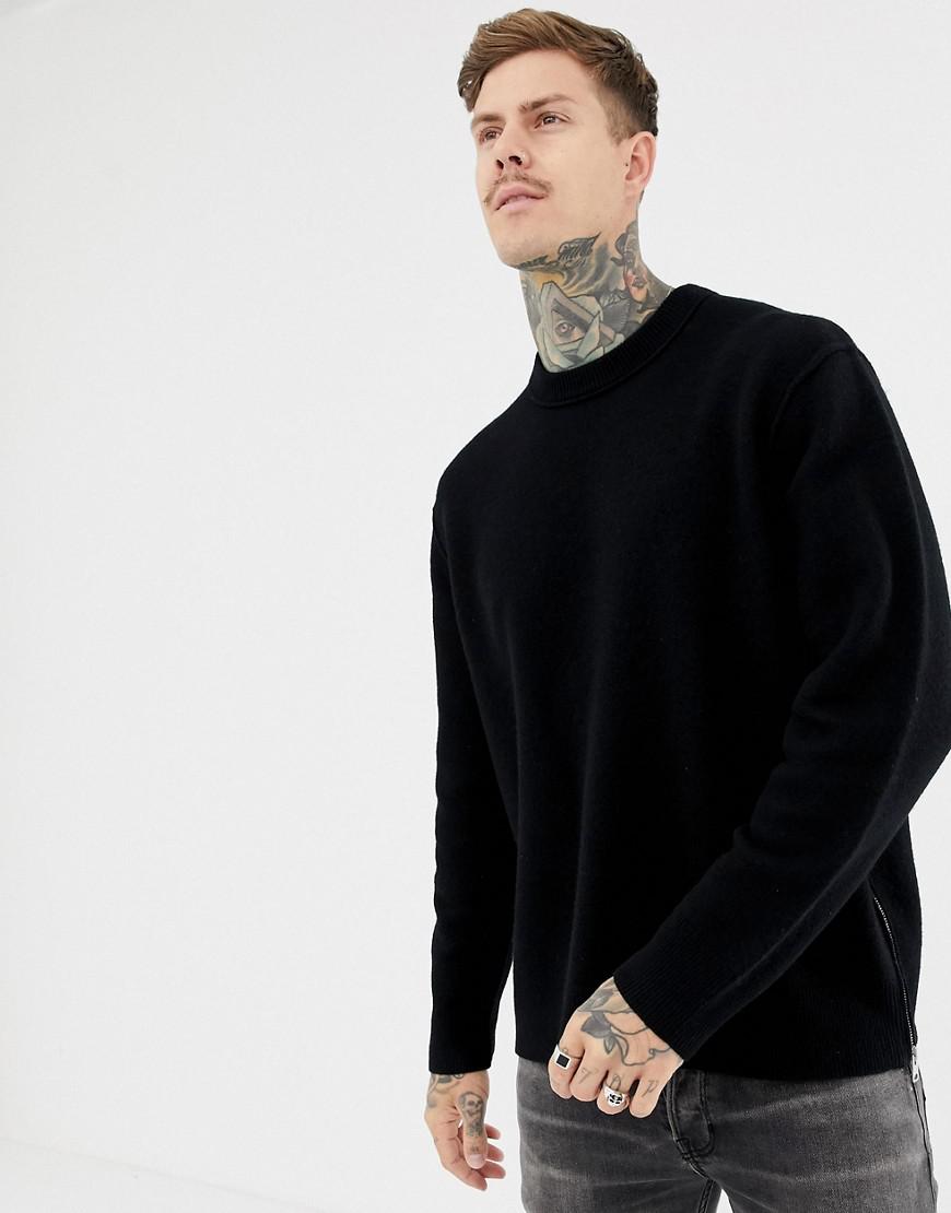jumper with side zips