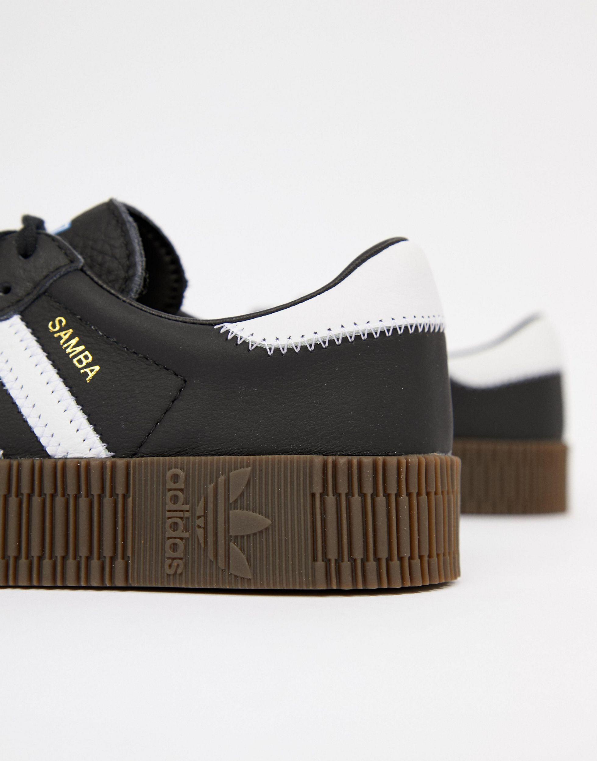 Zapatillas con suela adidas Originals de Cuero de color Negro para hombre |  Lyst
