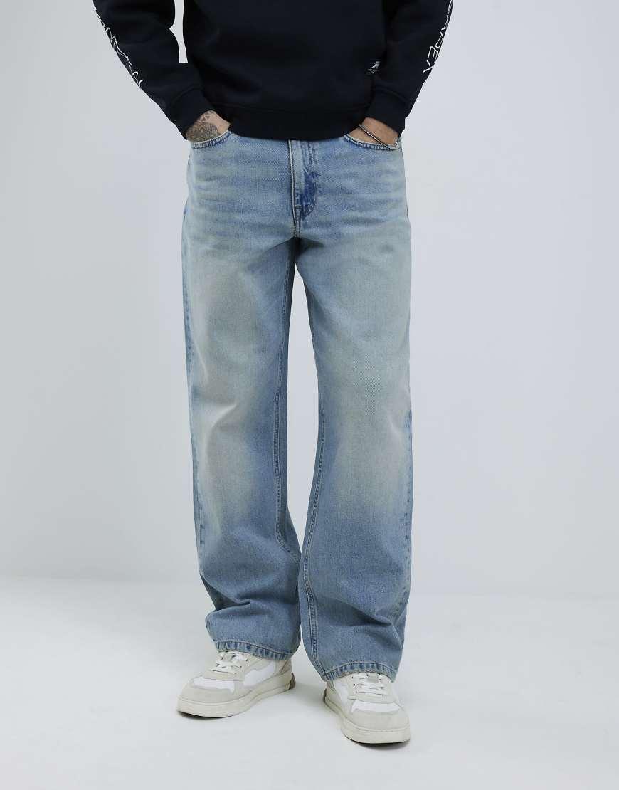 River Island Loose Fit Jeans in Blue for Men Lyst UK