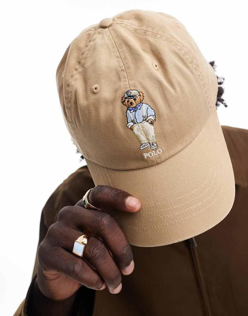 Gorra De Beisbol Tostada Con Logo De Oso Hemingway De Sarga De Polo Ralph Lauren de hombre de color Marron Lyst