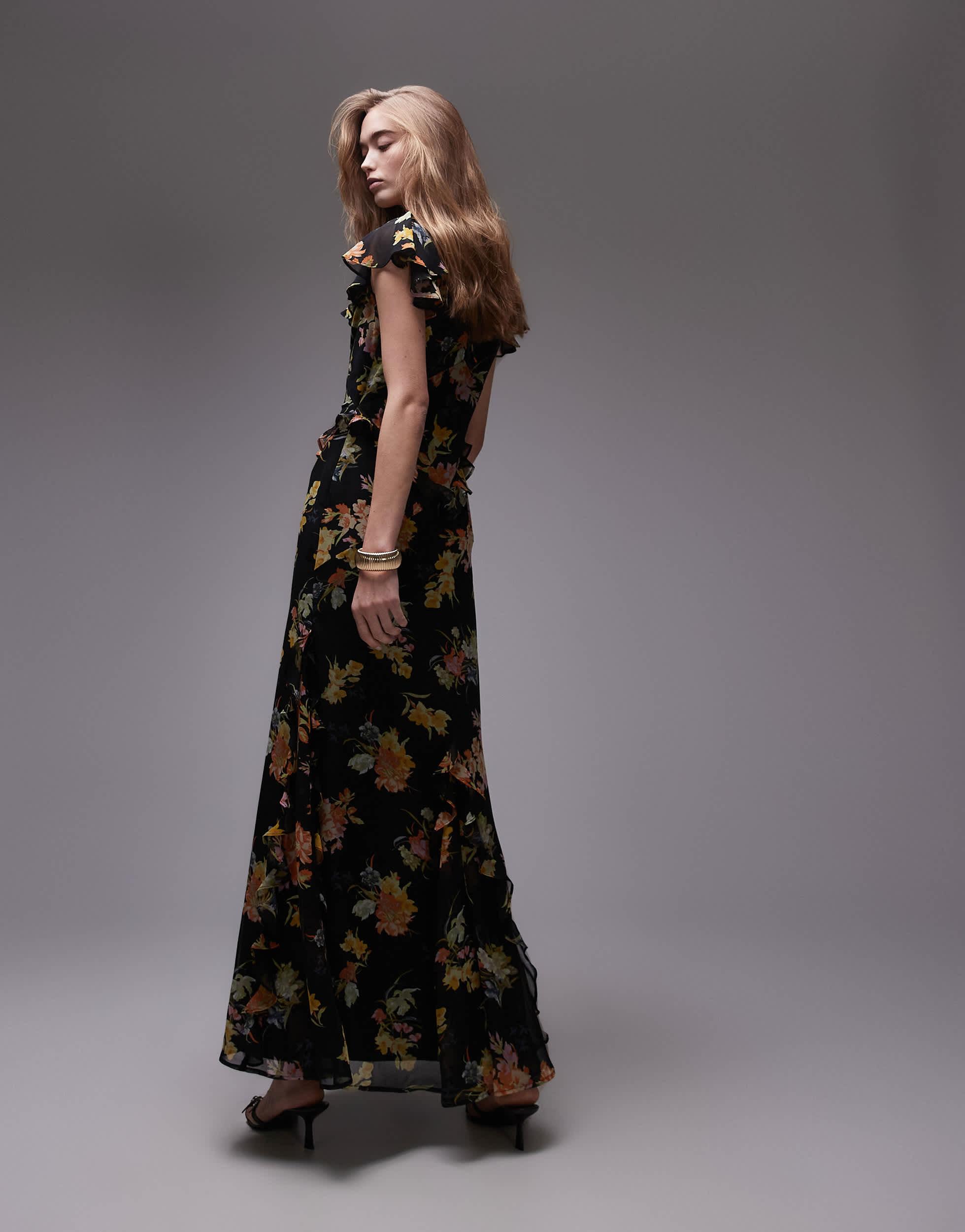 TOPSHOP Floral Dresses for Women | Lyst