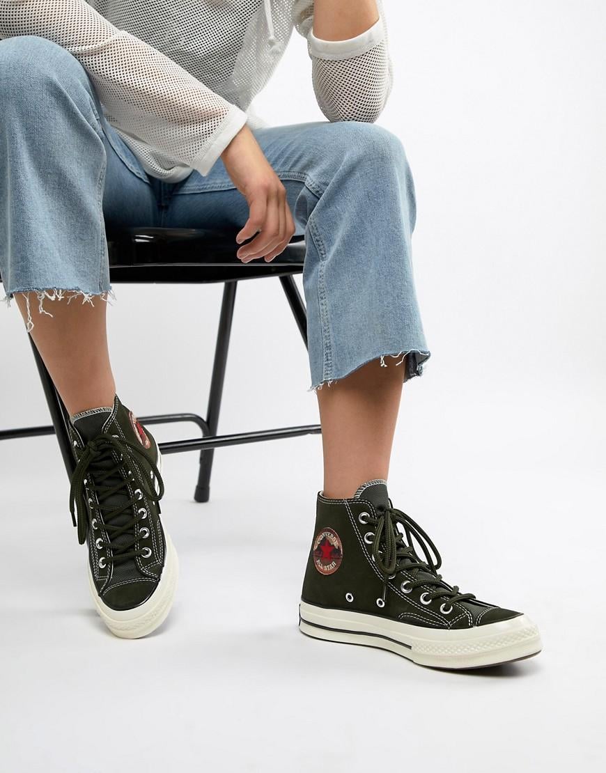 converse scamosciate alte