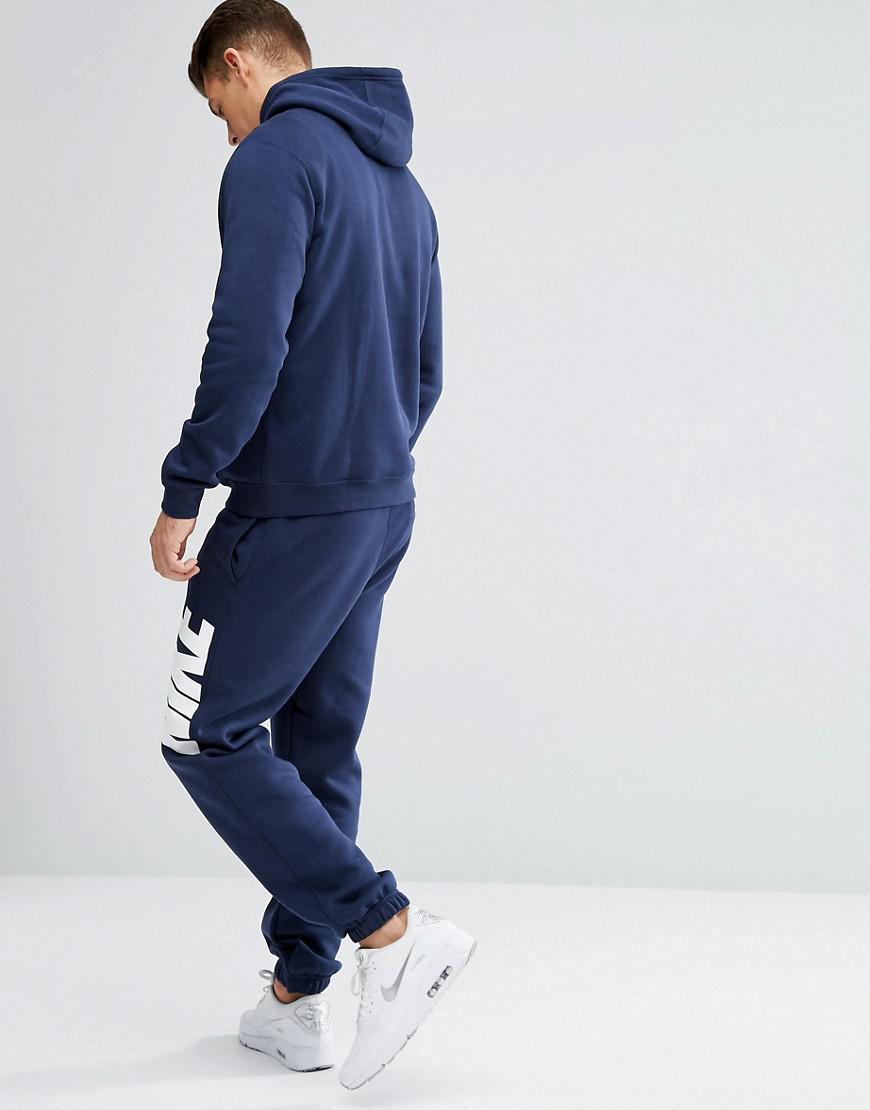Nike Jdi Fleece Tracksuit Set In Navy 861768-451 in Blue for Men | Lyst UK