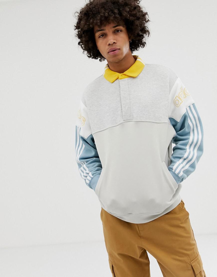 Adidas Colorblock Rugby Sweatshirt Sale Online, 66% OFF | www.gasabo.net