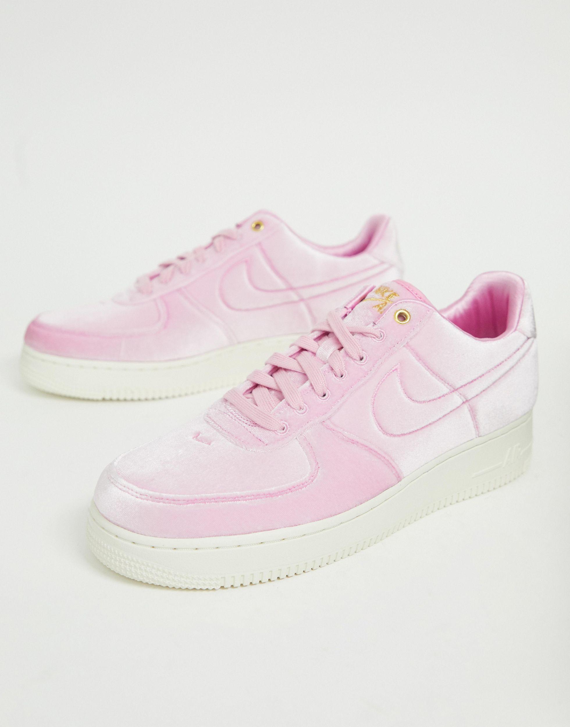 nike air force 1 pink laces