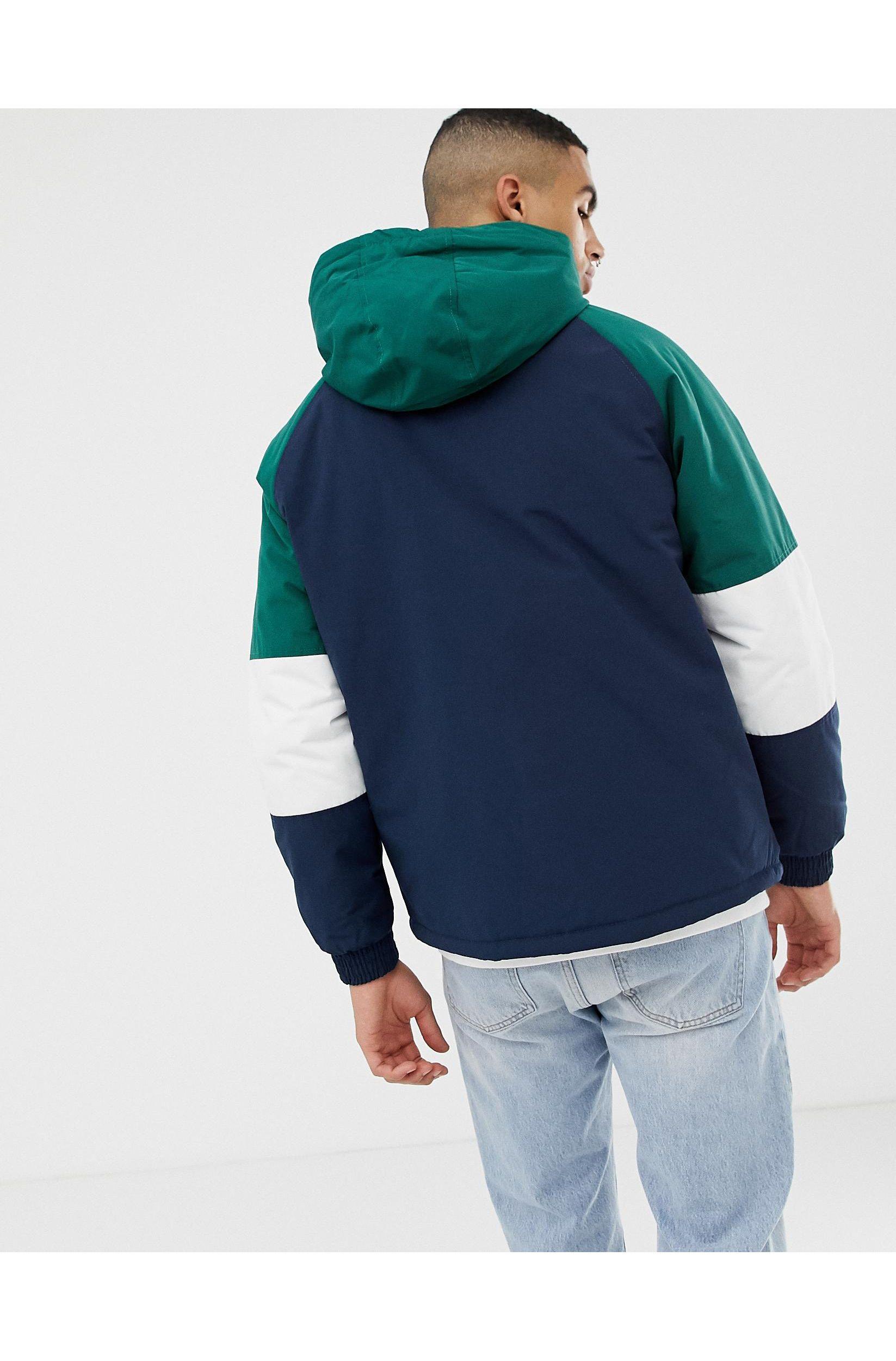 bershka colour block jacket