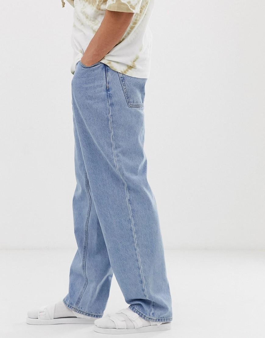 ASOS Denim baggy Jeans in Blue for Men 