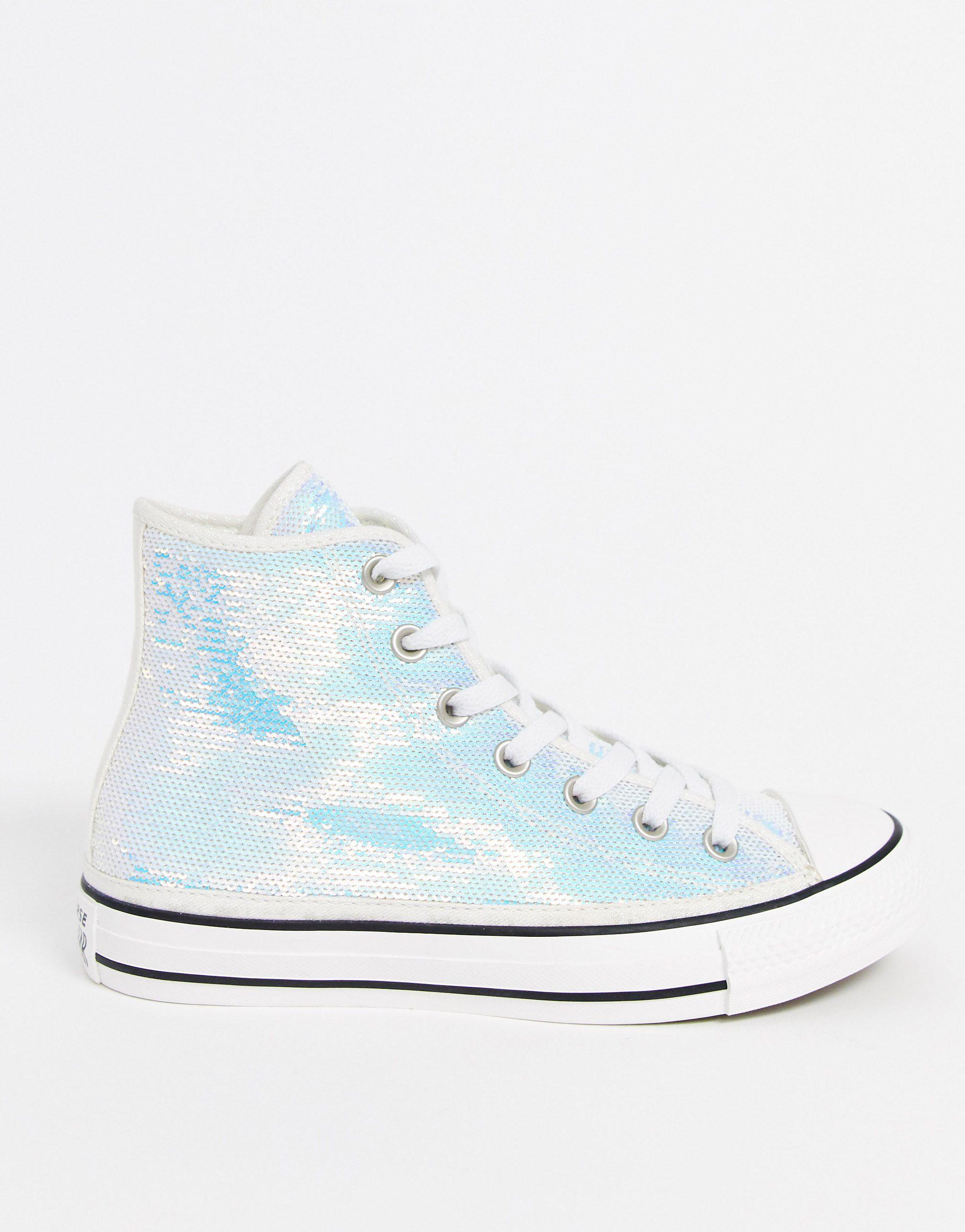 converse shimmer high top