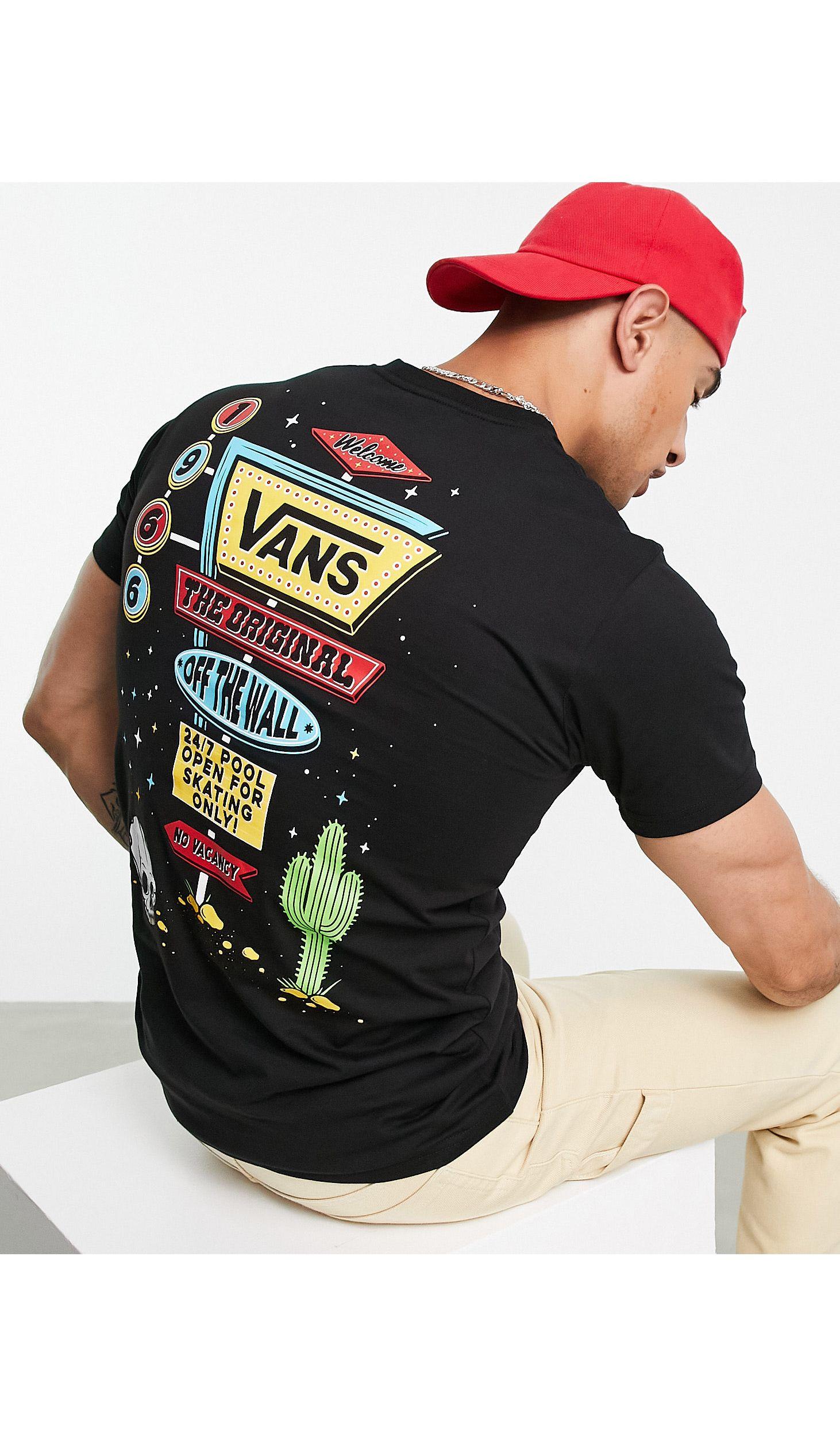 Vans Motel 1966 Back Print T-shirt in Black for Men | Lyst