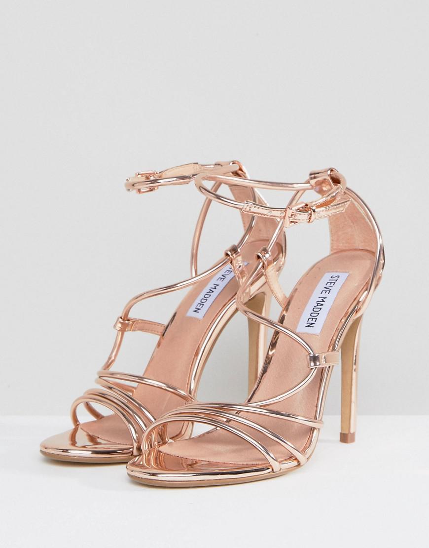 steve madden rose gold flat sandals