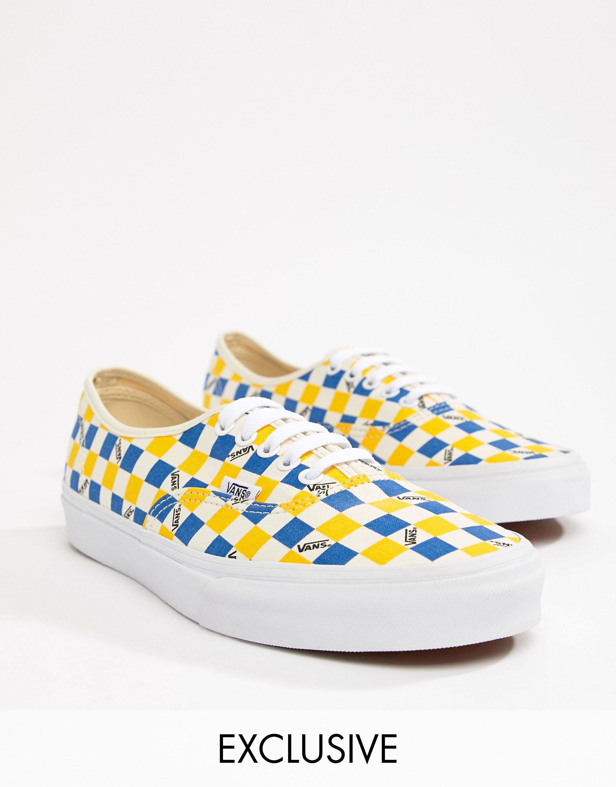 classic vans yellow