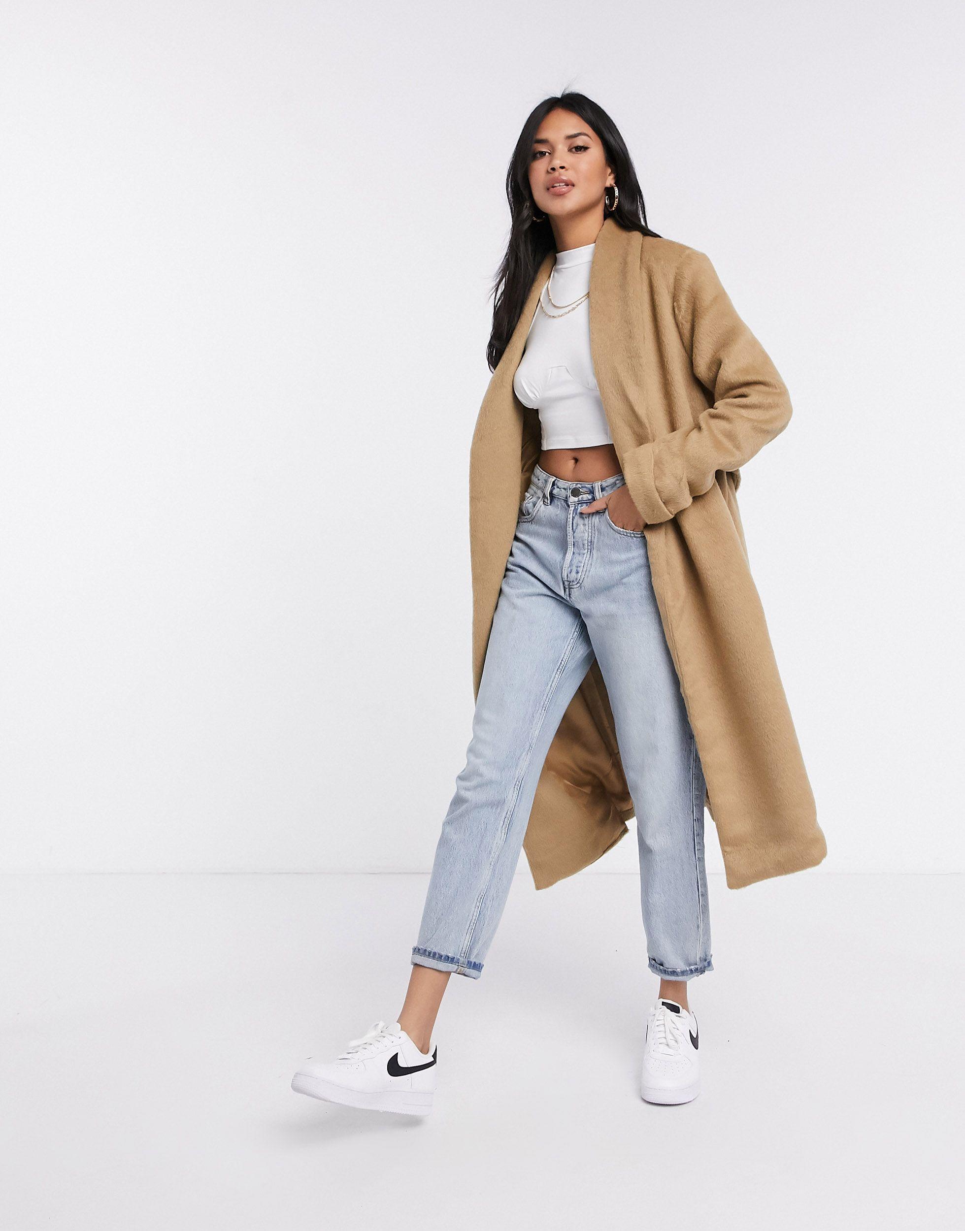missguided shawl coat