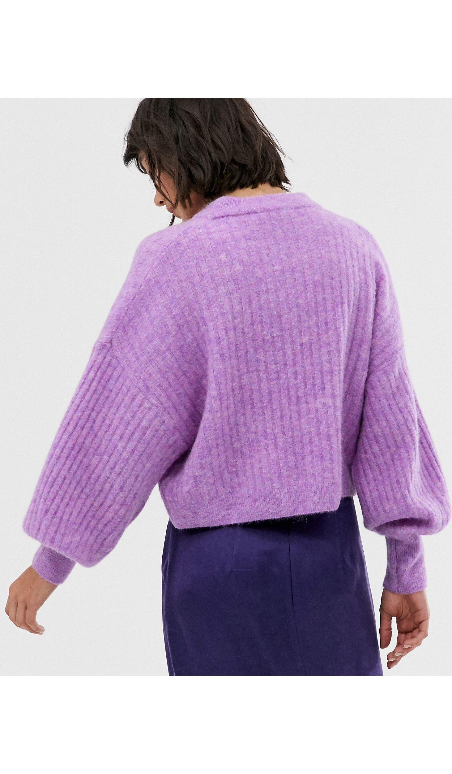 other stories balloon sleeve sweater
