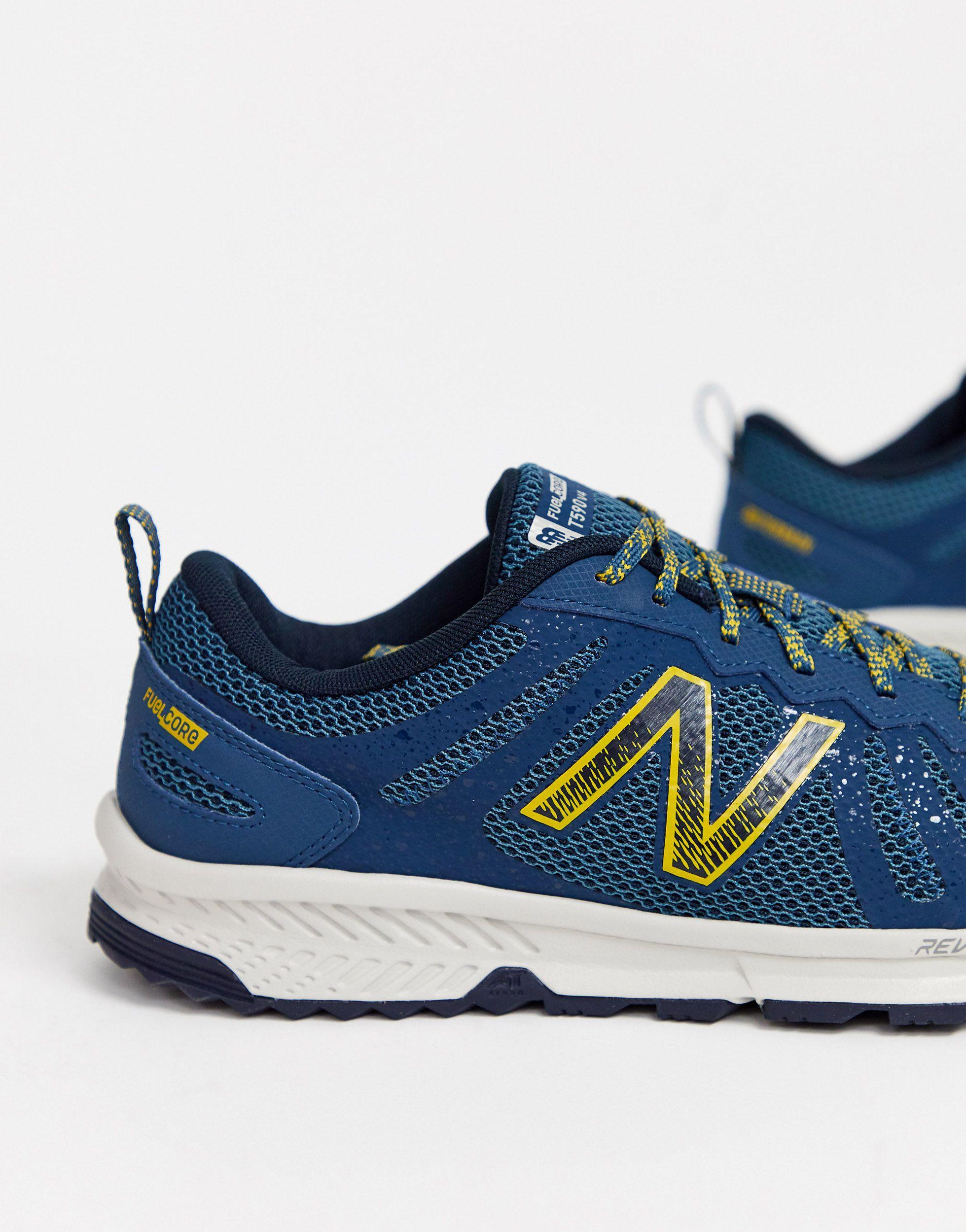 New Balance 590 Trail Running Trainers in Blue for Men | Lyst سلسا