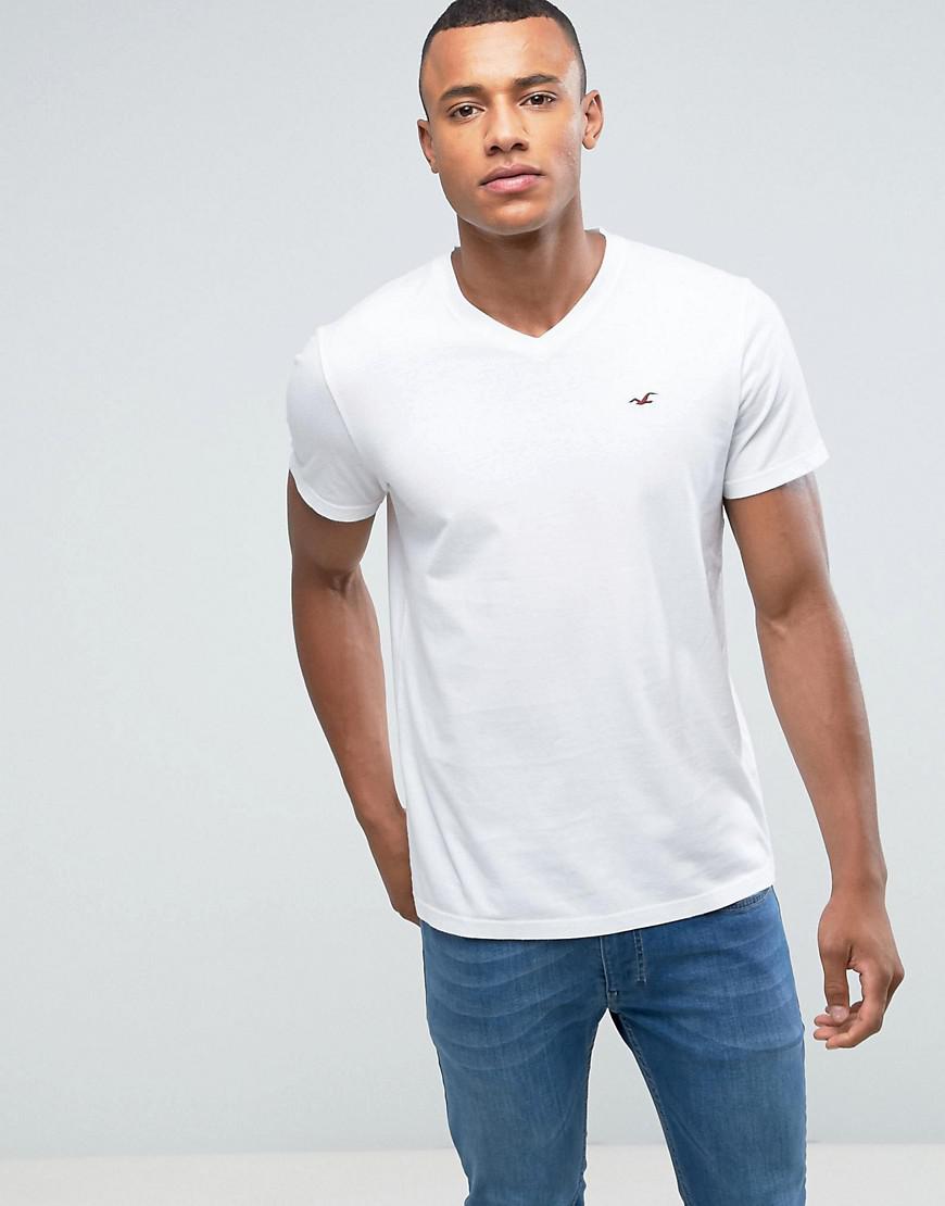 hollister mens v neck t shirts