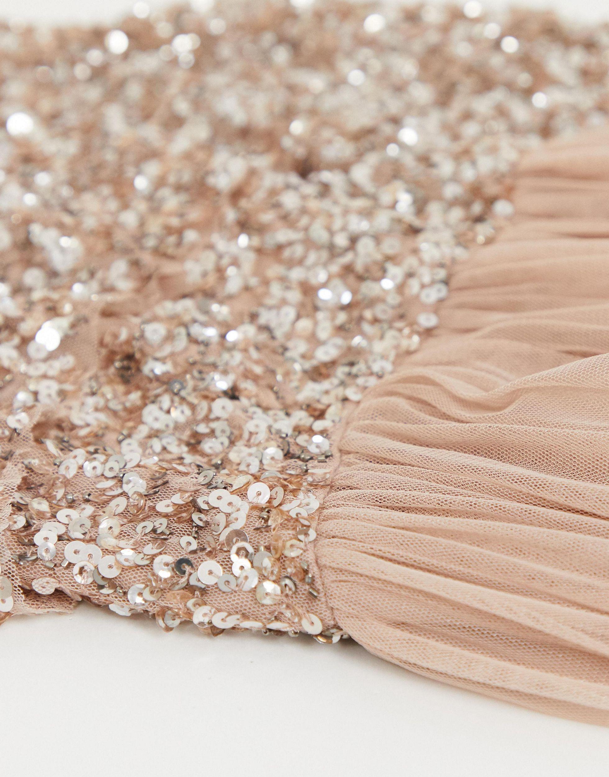 maya bridesmaid sleeveless midaxi tulle dress