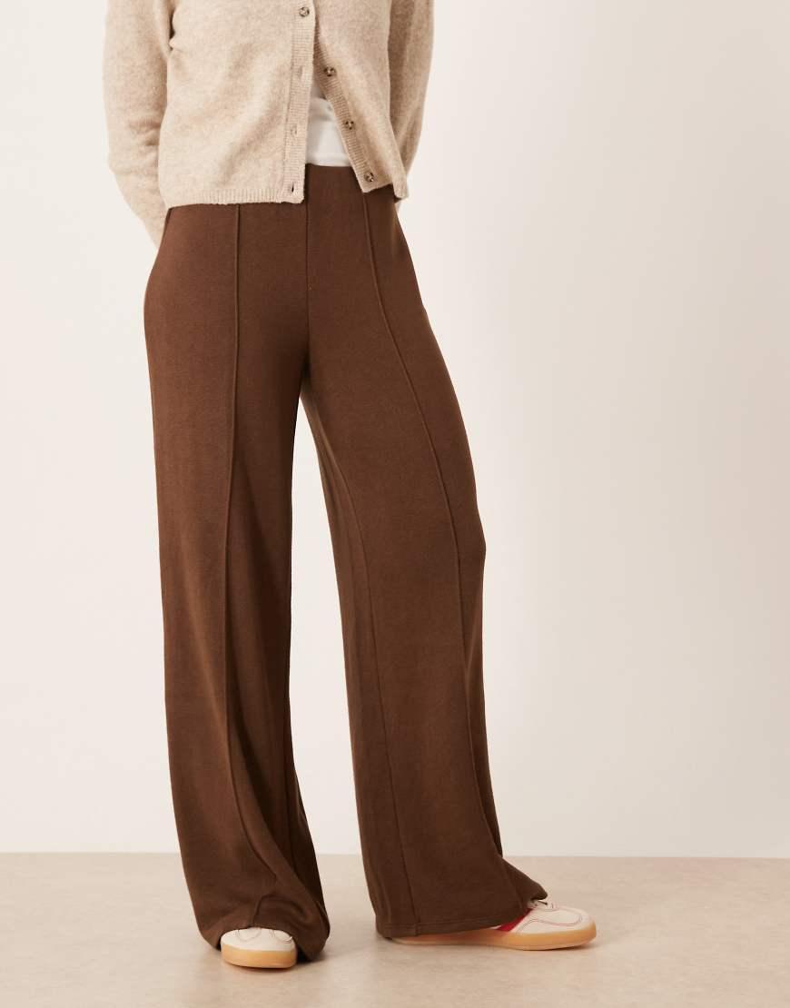 Pantalon Punto Mujer Pantalon Recto Mango Mujer Mango Outlet