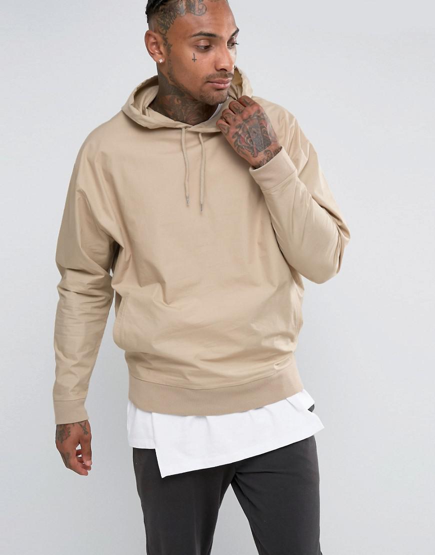 oversized tan hoodie