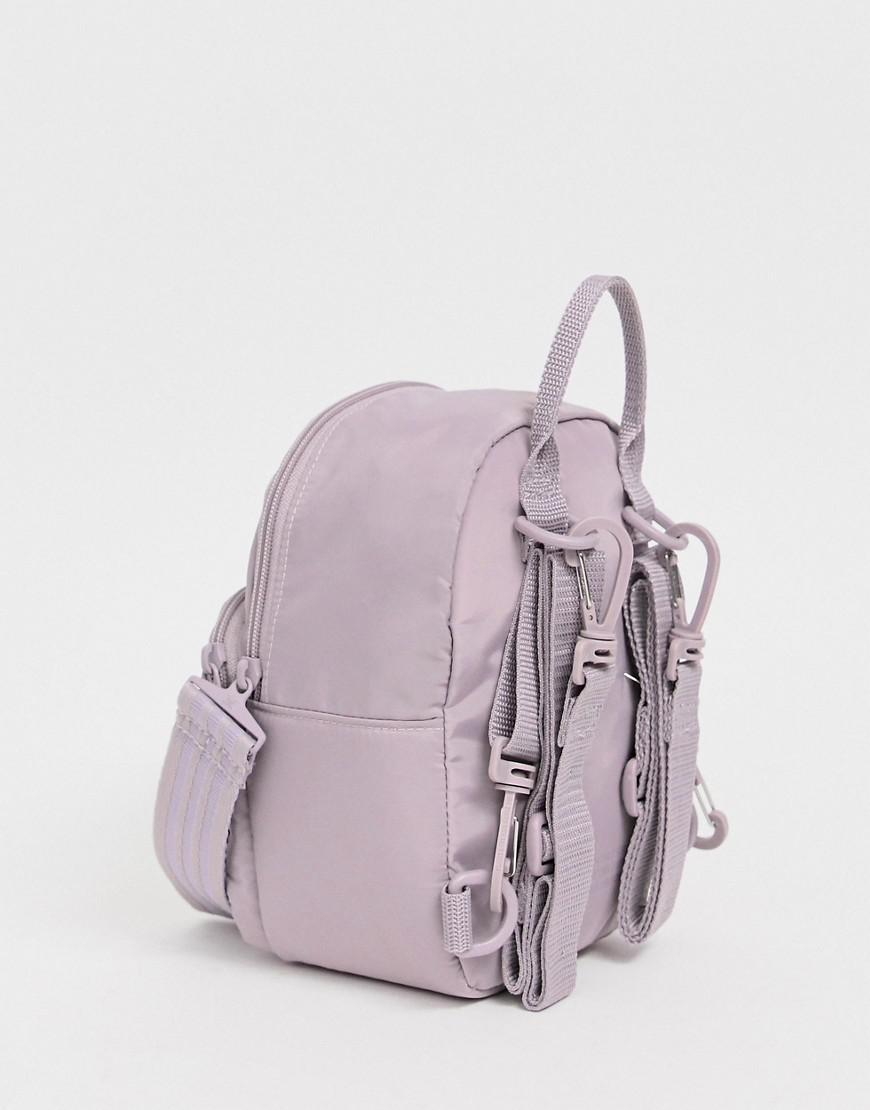 Sleek Mini Backpack In Purple 