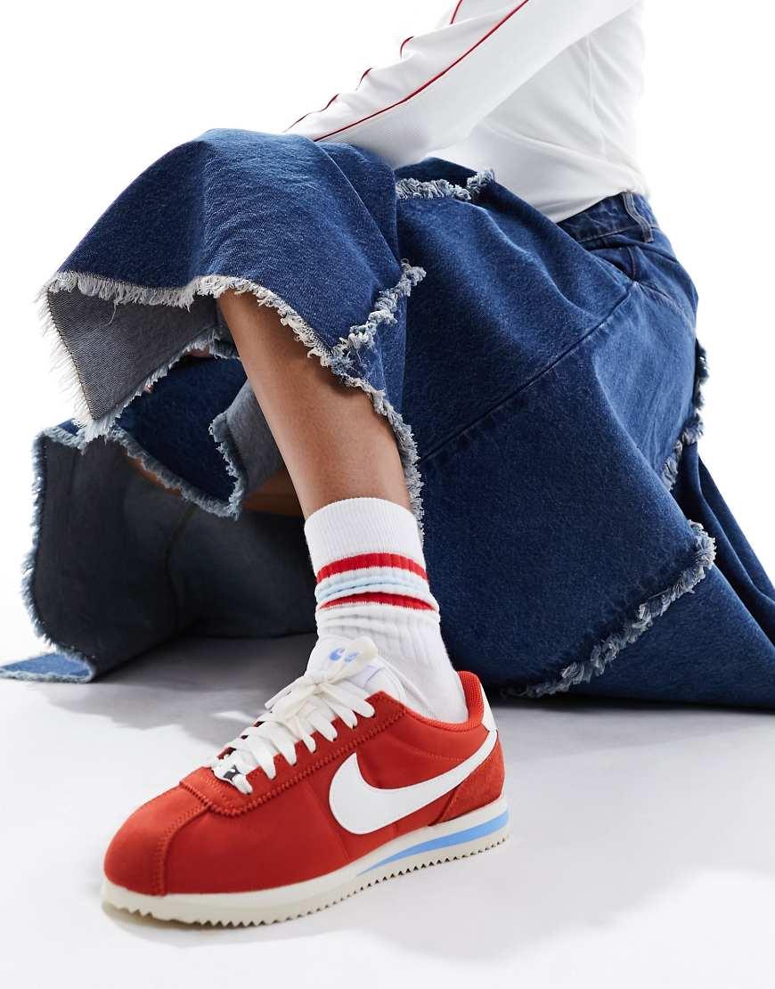 nike cortez jeans