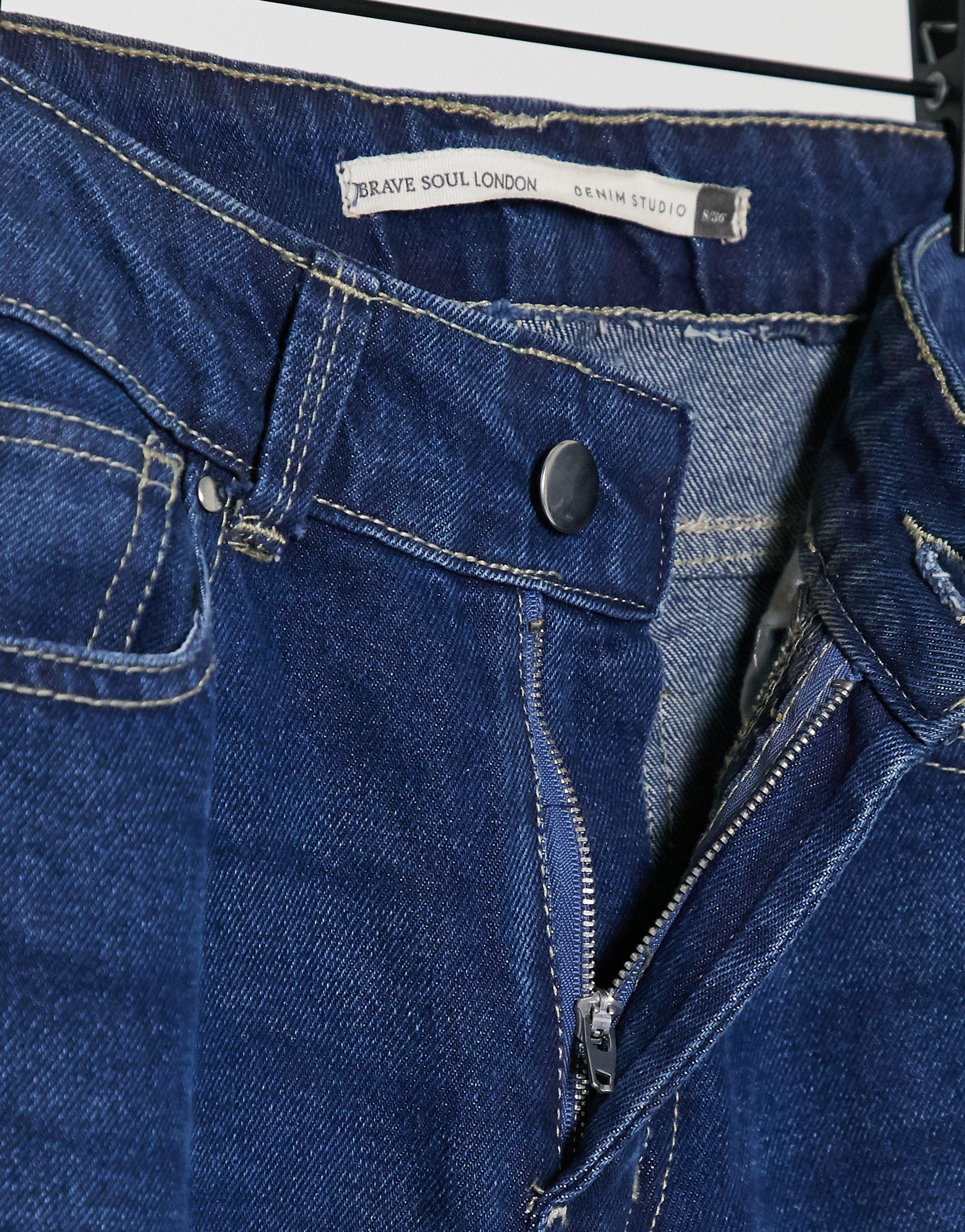Brave Soul Denim Fran High Waisted Mom 
