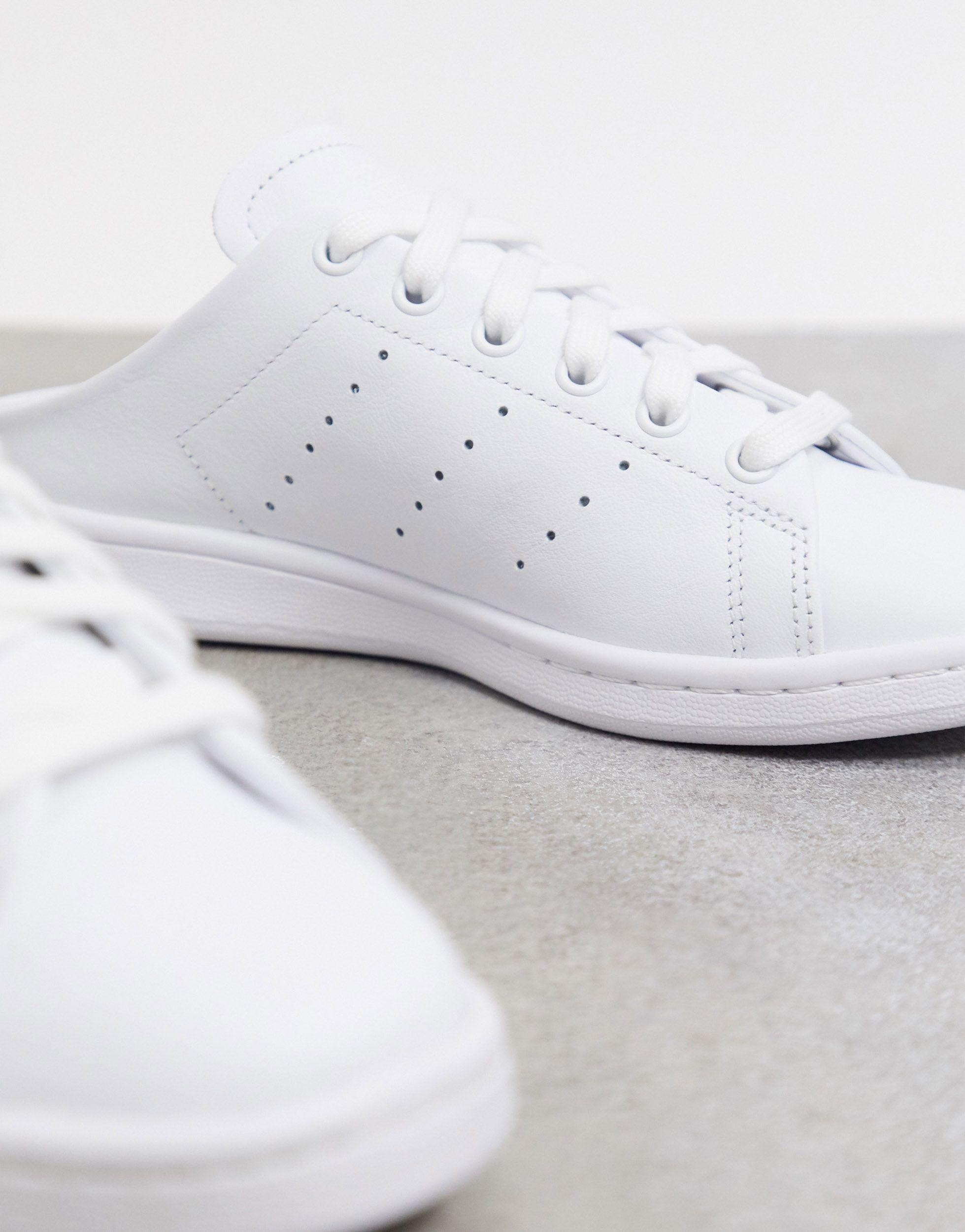 Stan Smith - Scarpe da ginnastica aperte dietro bianche di adidas Originals  in Bianco | Lyst