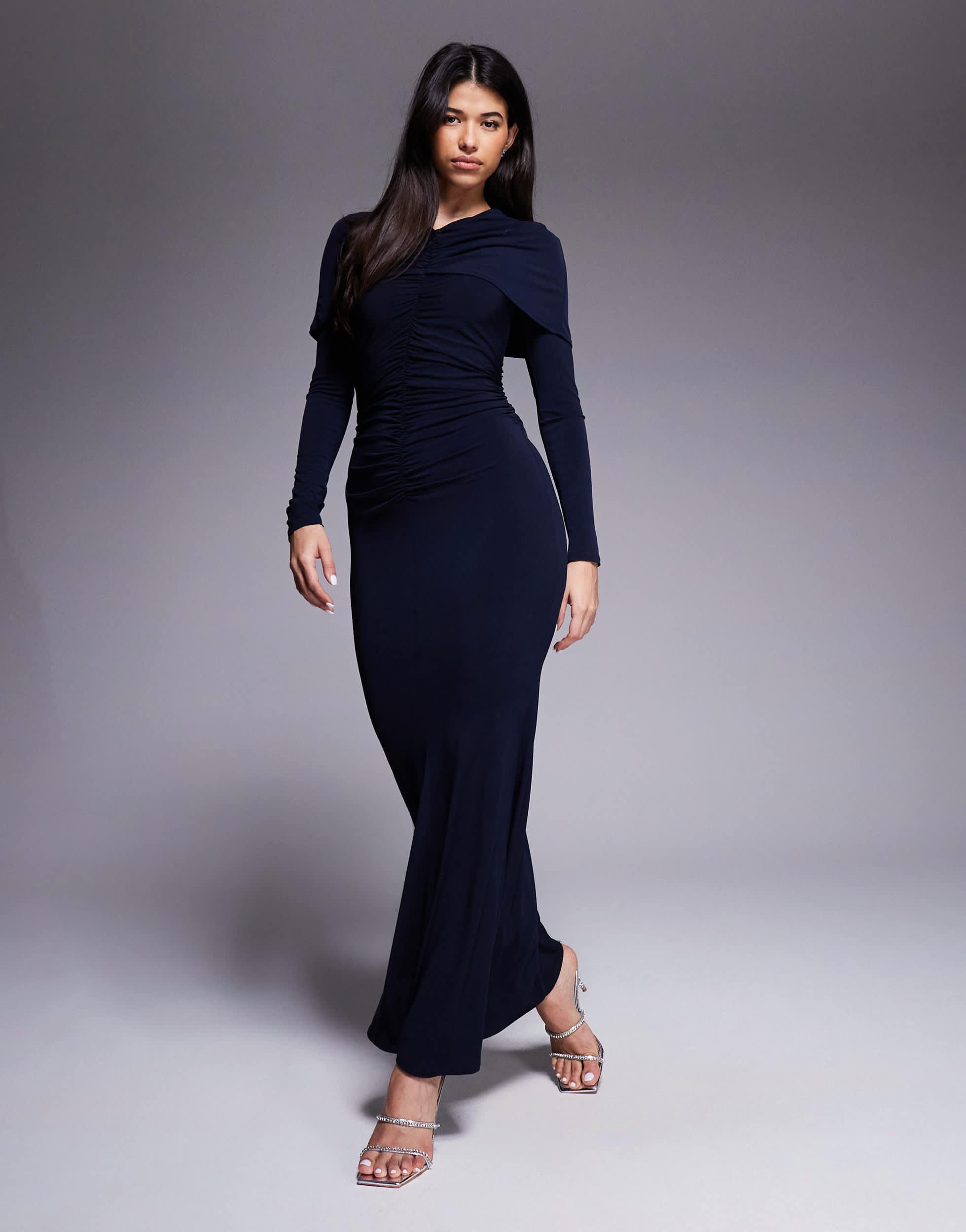 are hoco dresses short or long Long Sleeve Short Sequin Sylvia Hoco Dress main image 0