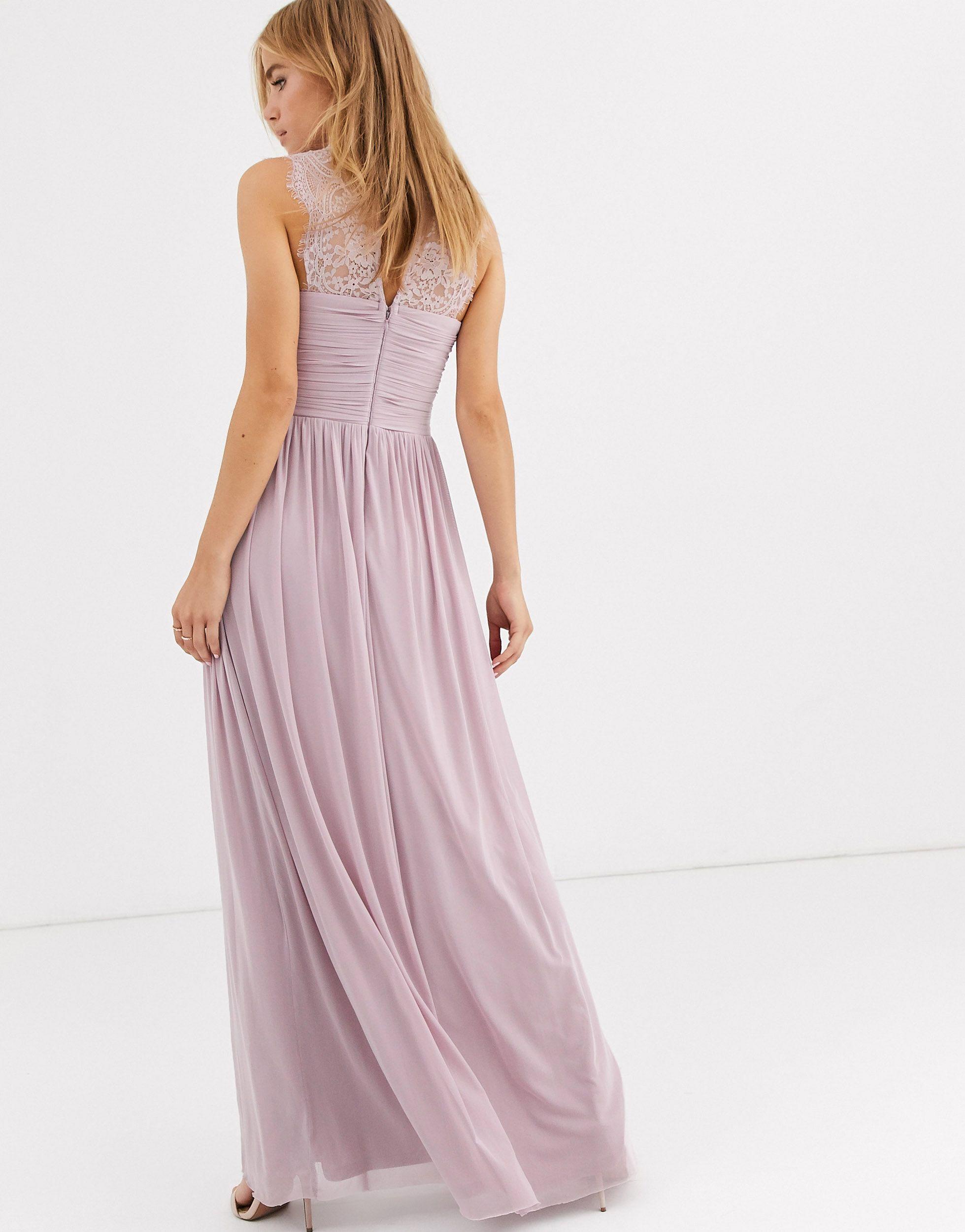 lipsy purple maxi dress