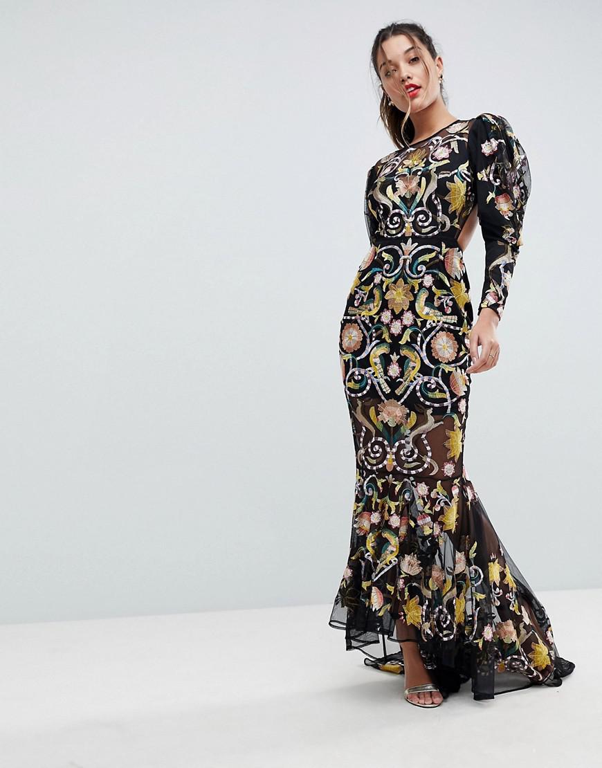 asos backless maxi dress