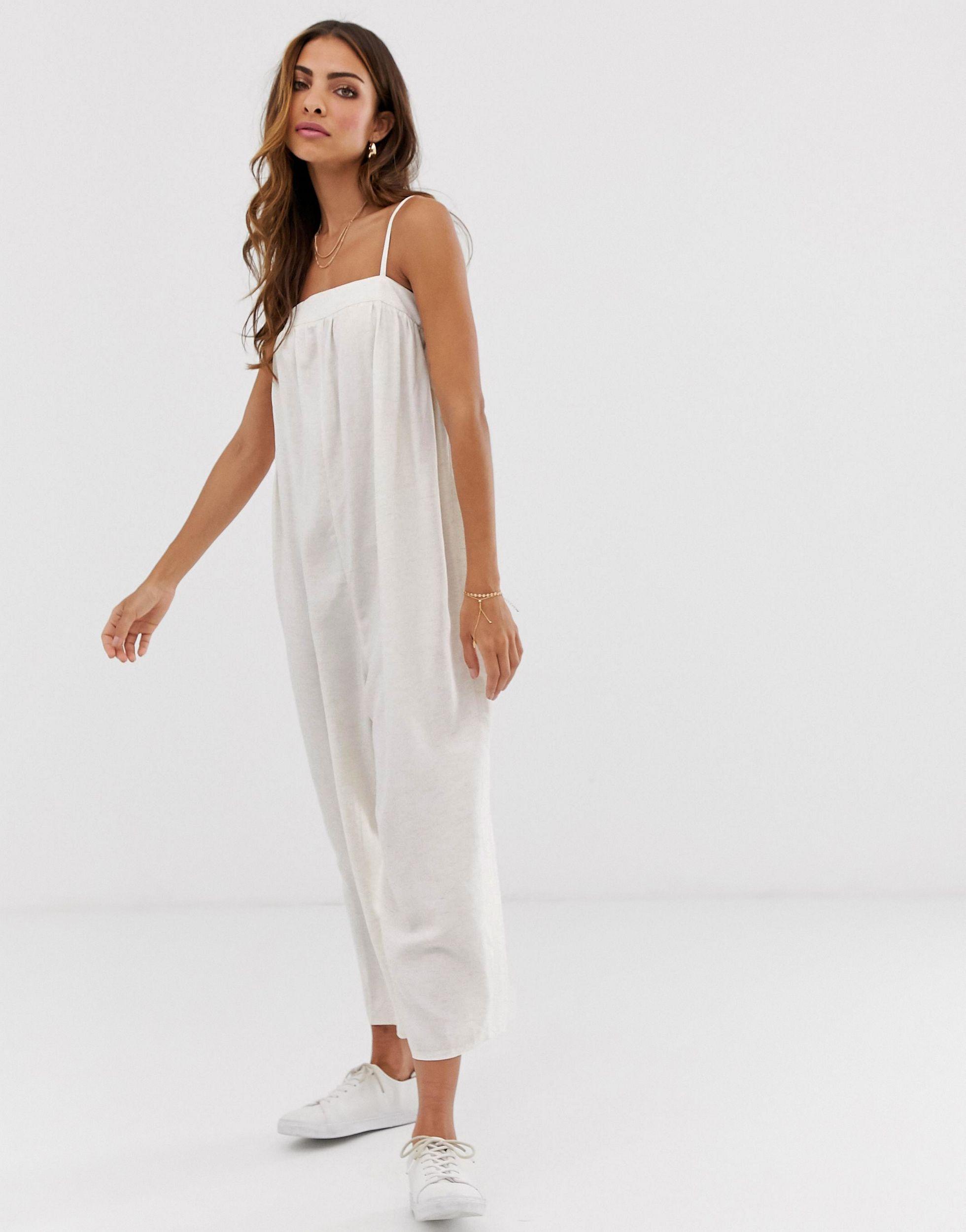 linen jumpsuit asos