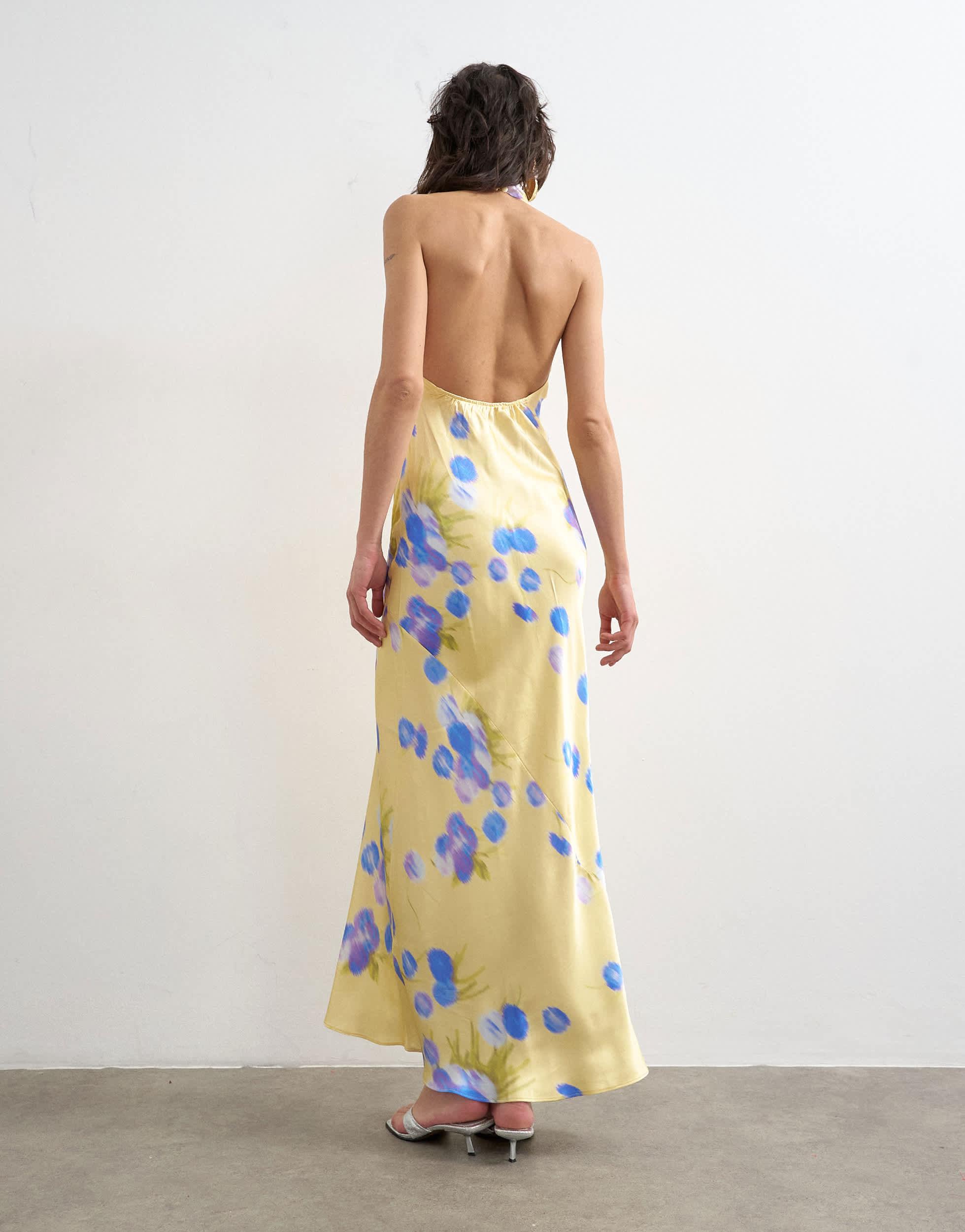 topshop daisy print slip midi dress Topshop Idol Ivory Floral Slip Dress brand new