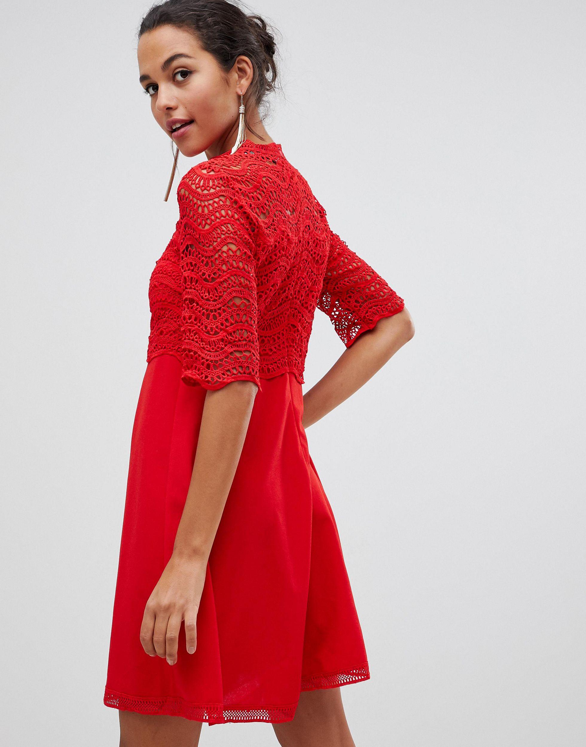 lace overlay top for dress