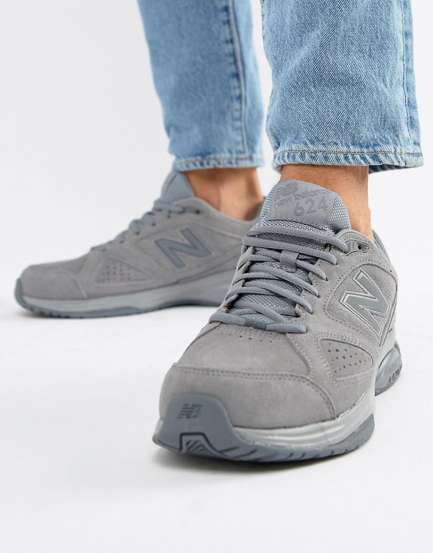 New Balance 624 Trainers in Grey (Grey 