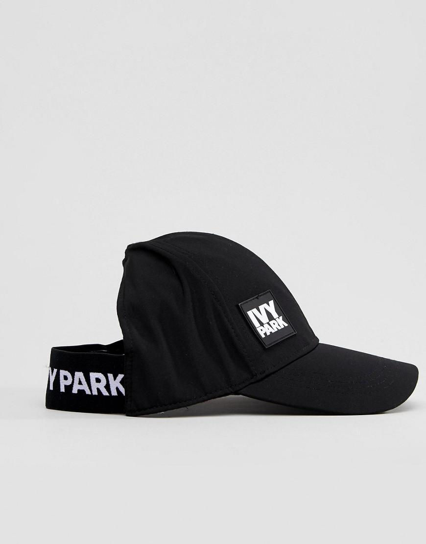 Ivy Park Backless Cap in Black | Lyst