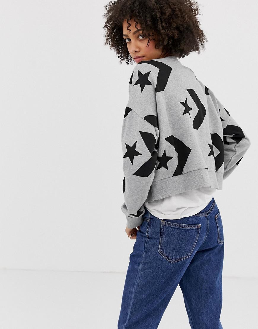 converse luxe star chevron track jacket