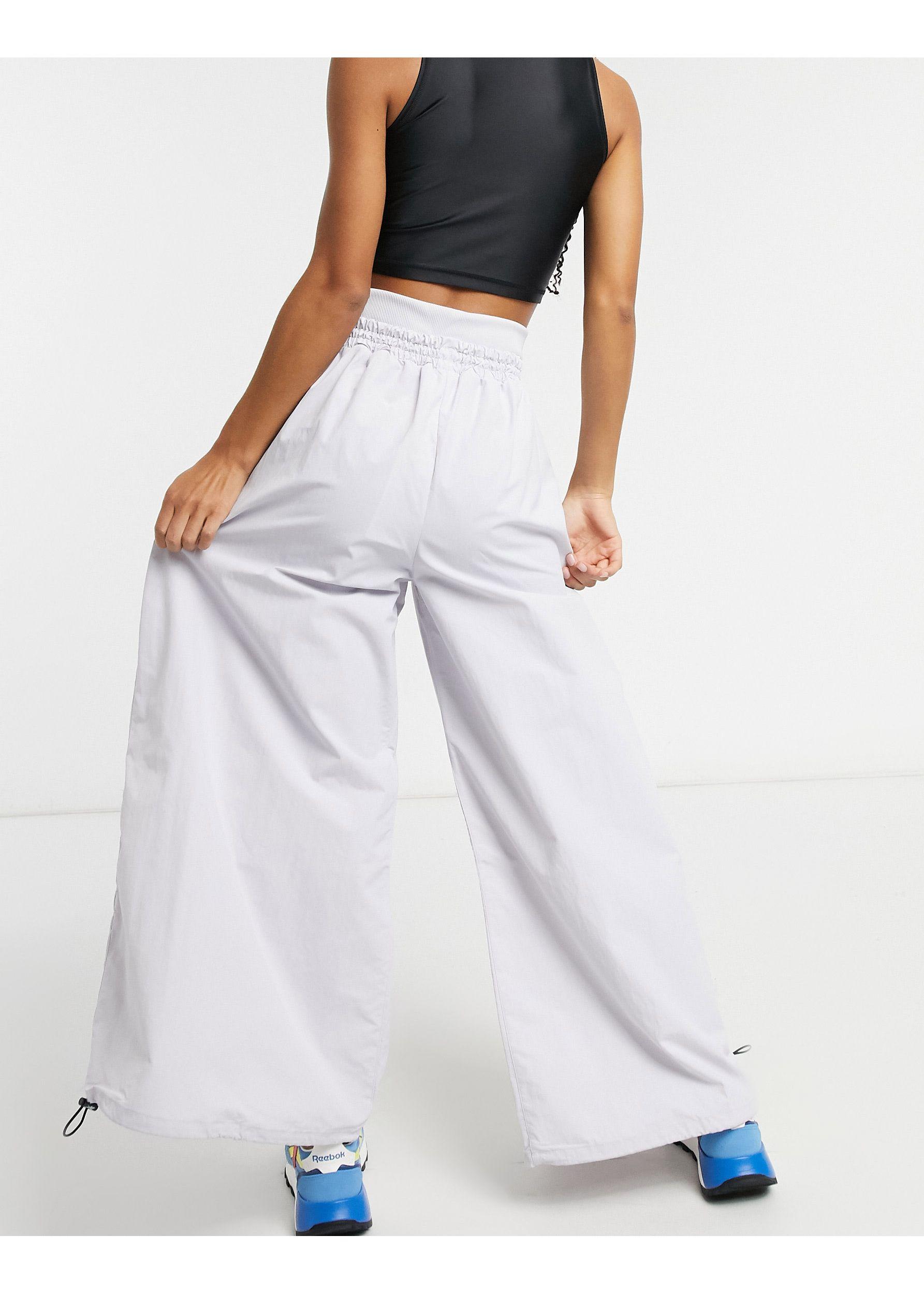 reebok wide leg pants